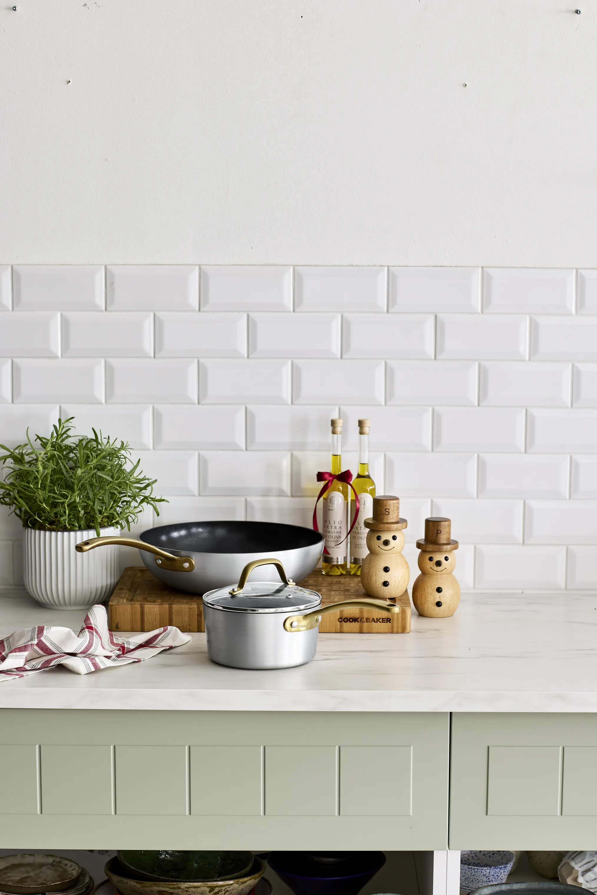 Cook & Baker Kværnsæt Kværnsæt - 2 dele i træ, 3