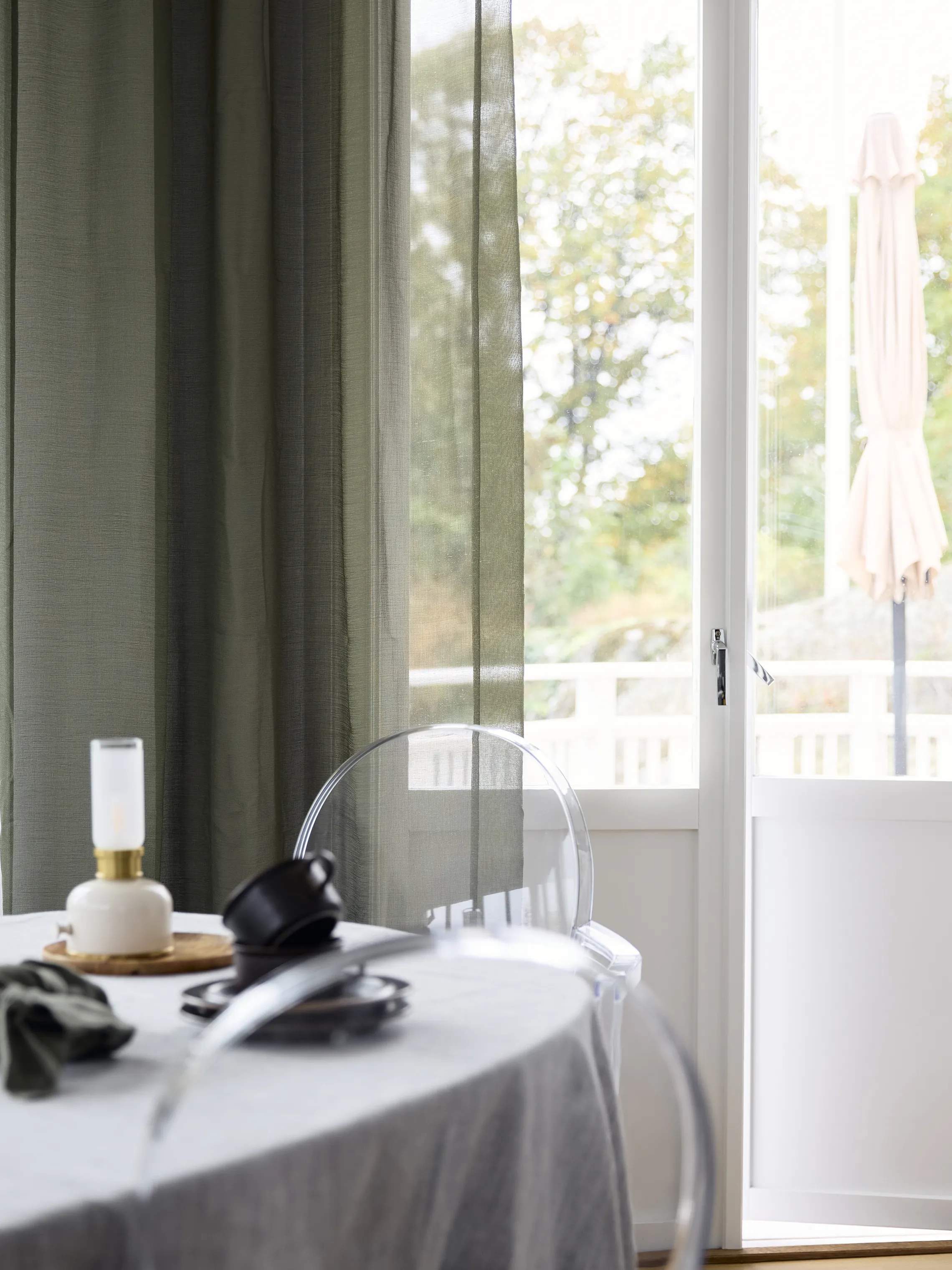 Svanefors Gardiner og gardinstænger Rimy Gardin - 2 stk. i Mos, 2