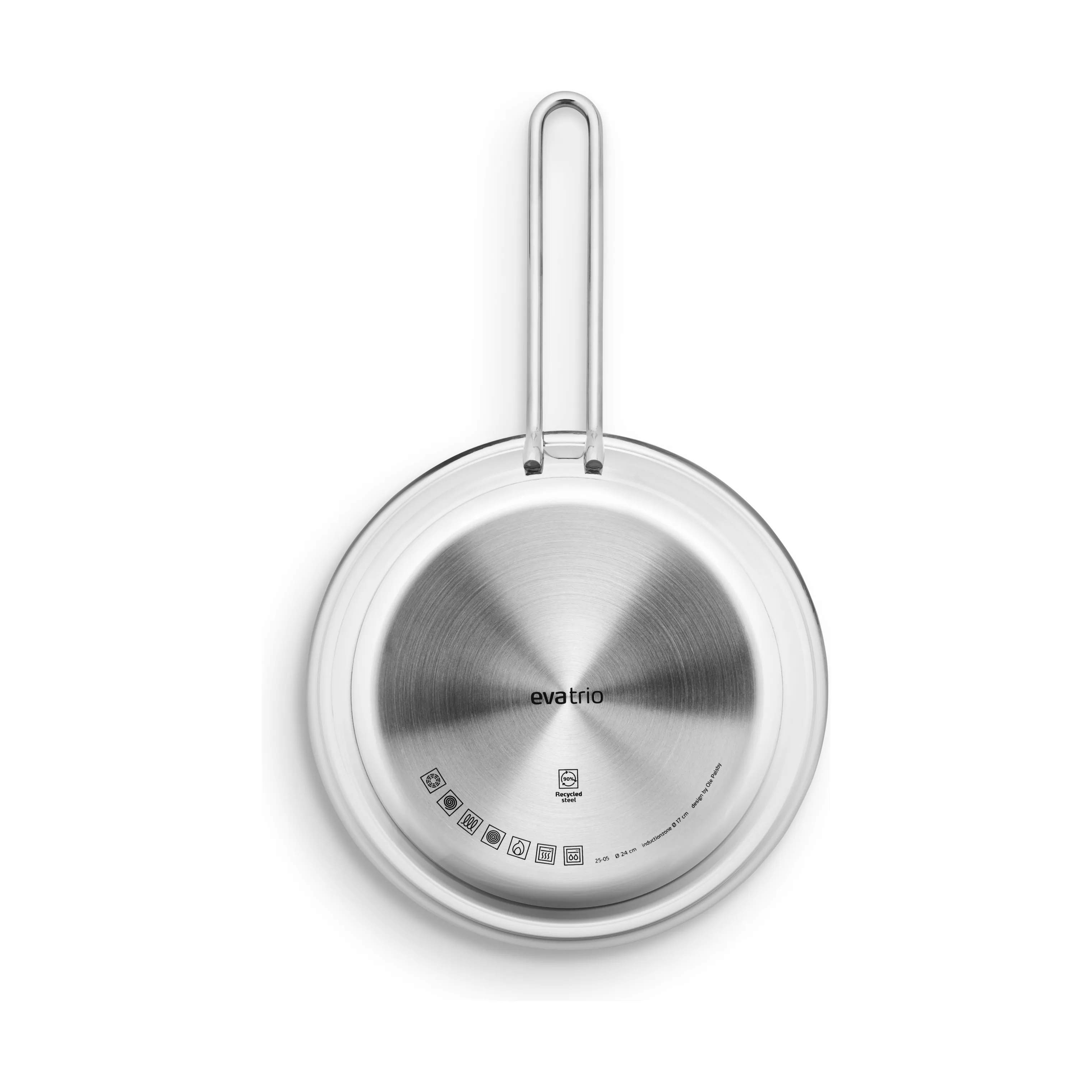 Eva Trio Stegepander Stainless Steel Rec. Stainless Steel Stegepande i 24 cm, 4