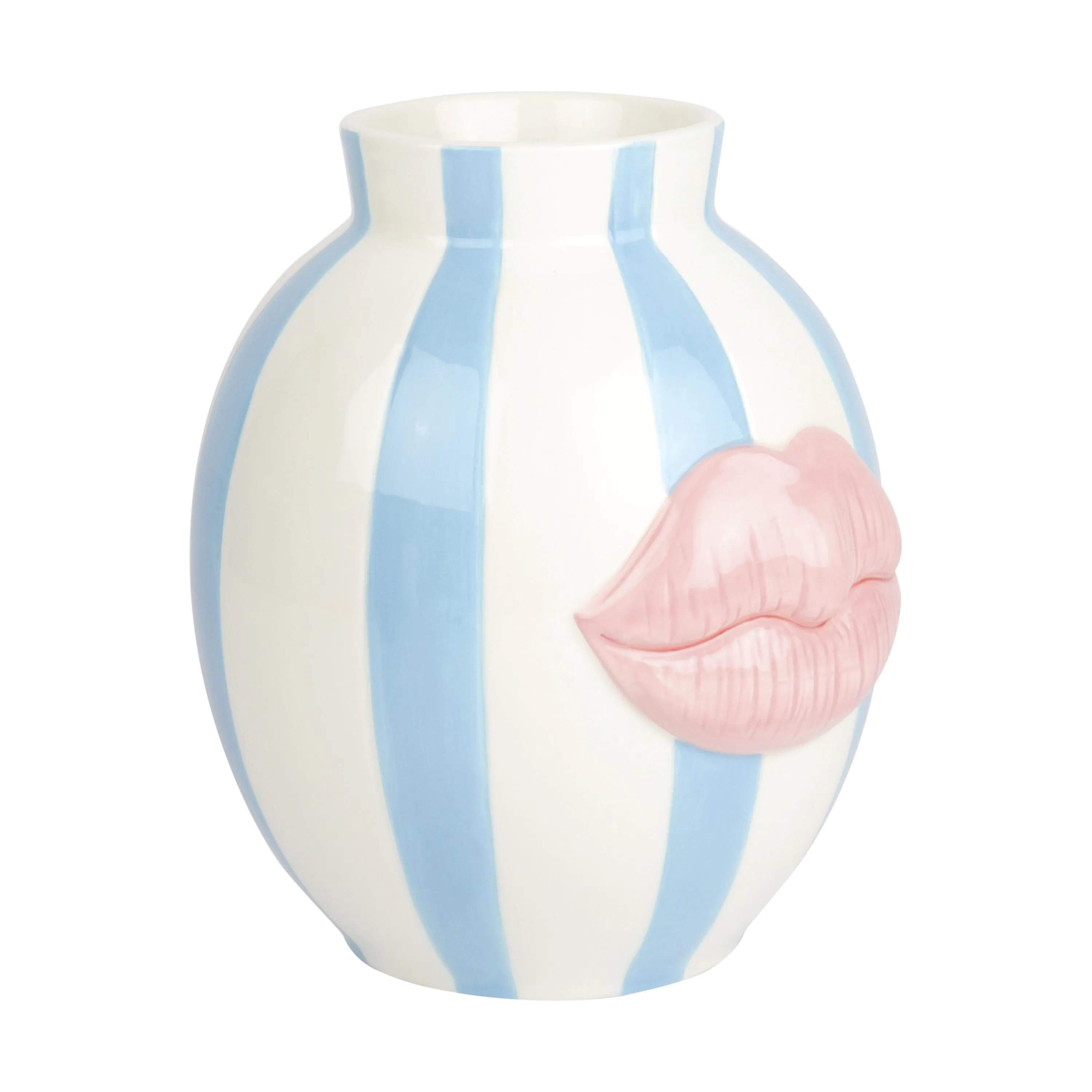 CASA Living Vaser Vase i Blå/hvid, 2