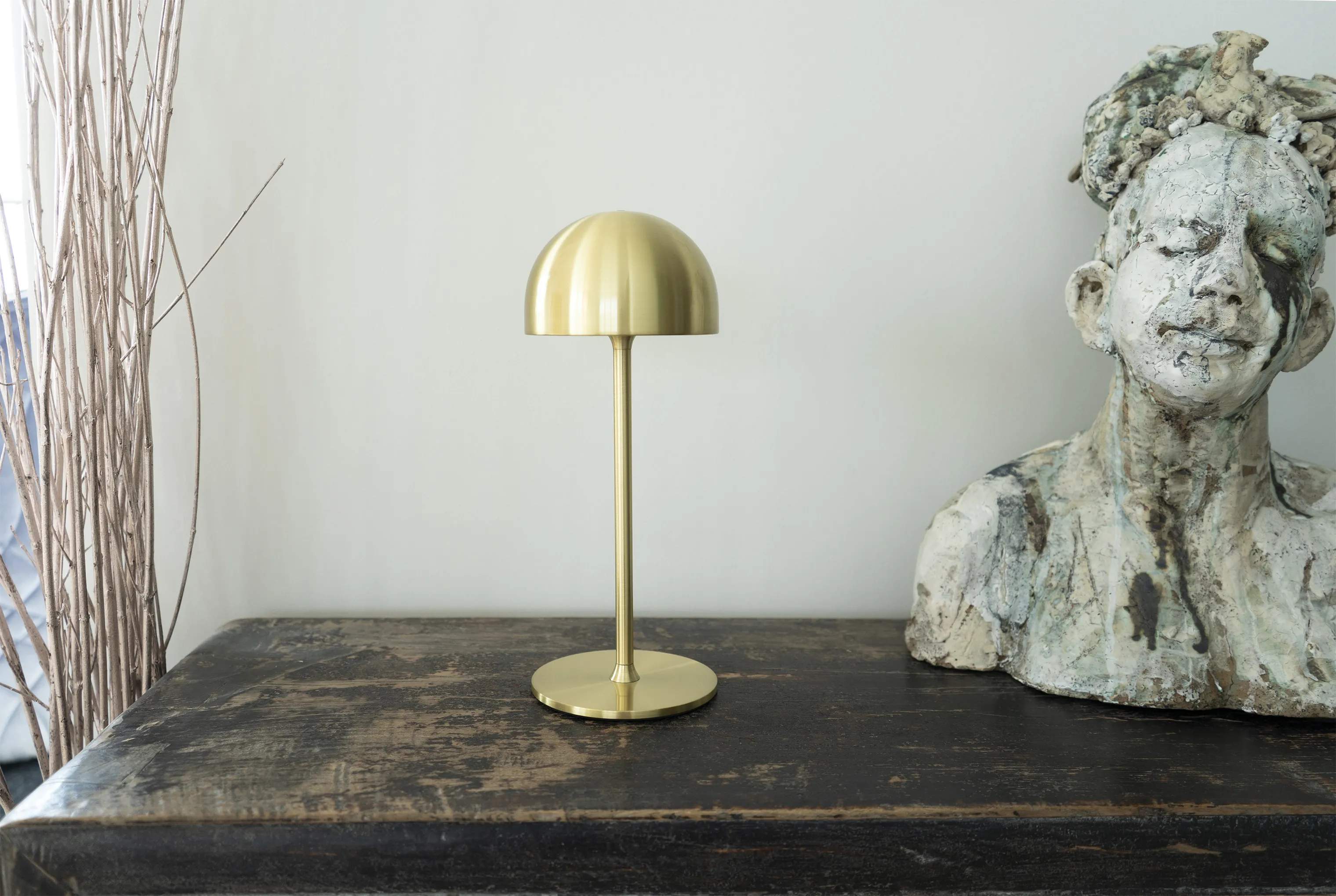 Sirius Bordlamper Tim Genopladelig Bordlampe i Messing, 30 cm, 2
