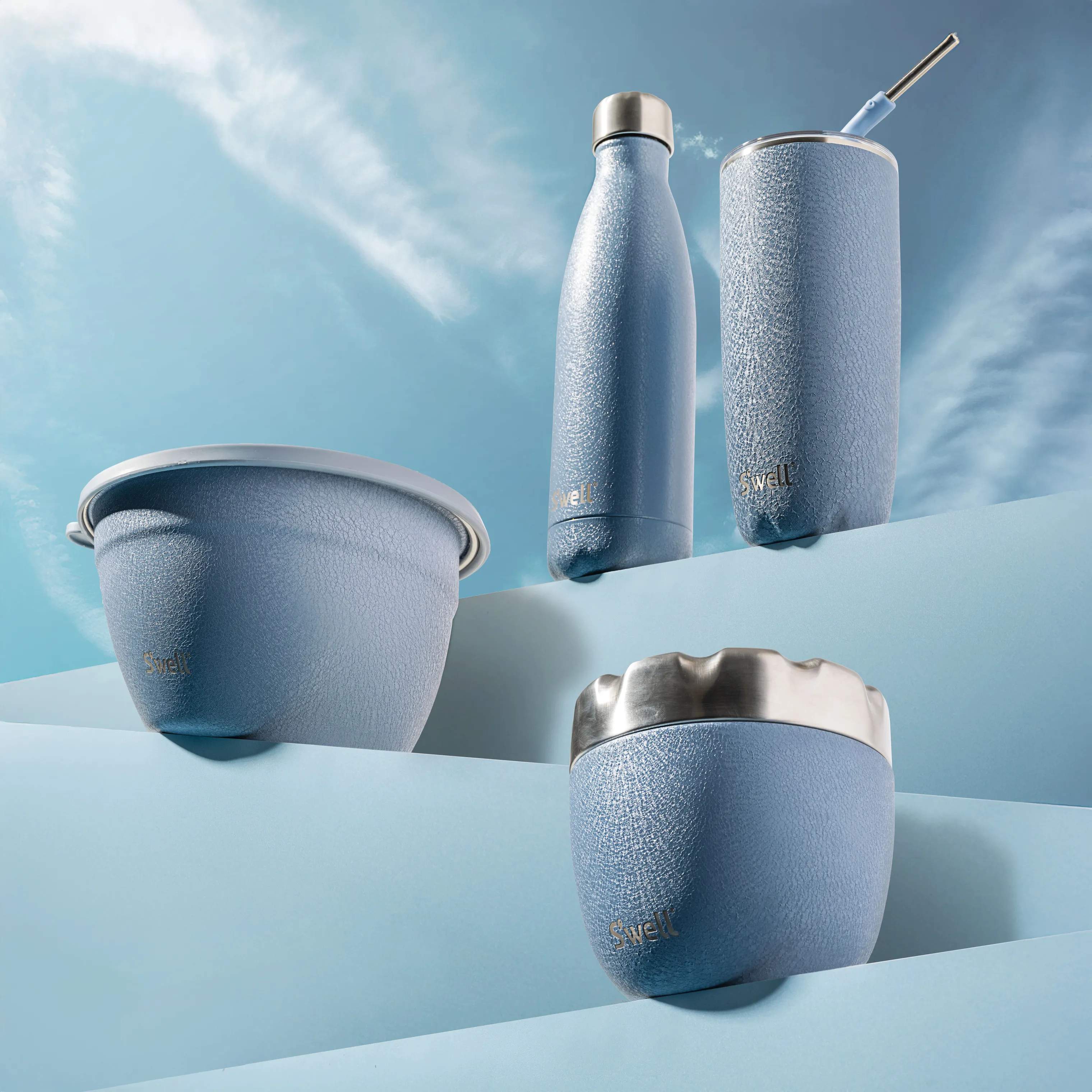 S'well Termoflasker Termoflaske i sky blue, 500 ml, 2