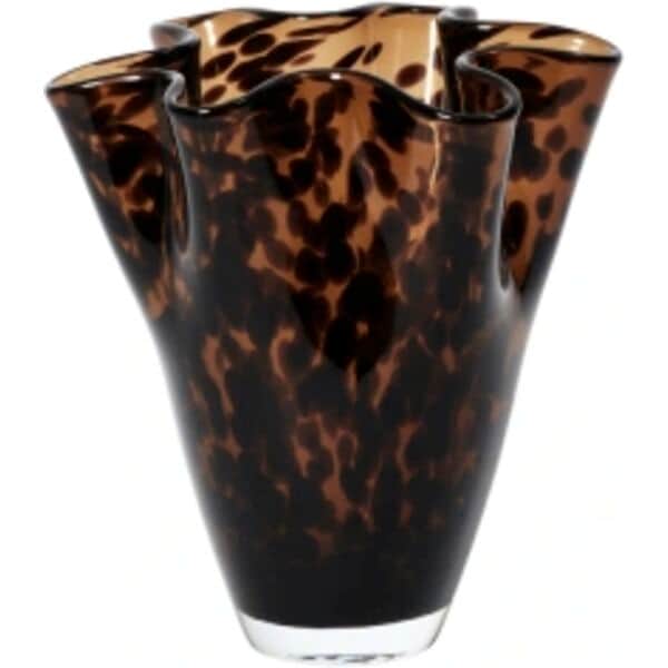 Broste Copenhagen Vaser Liva Vase i Brun, 19 cm, 1