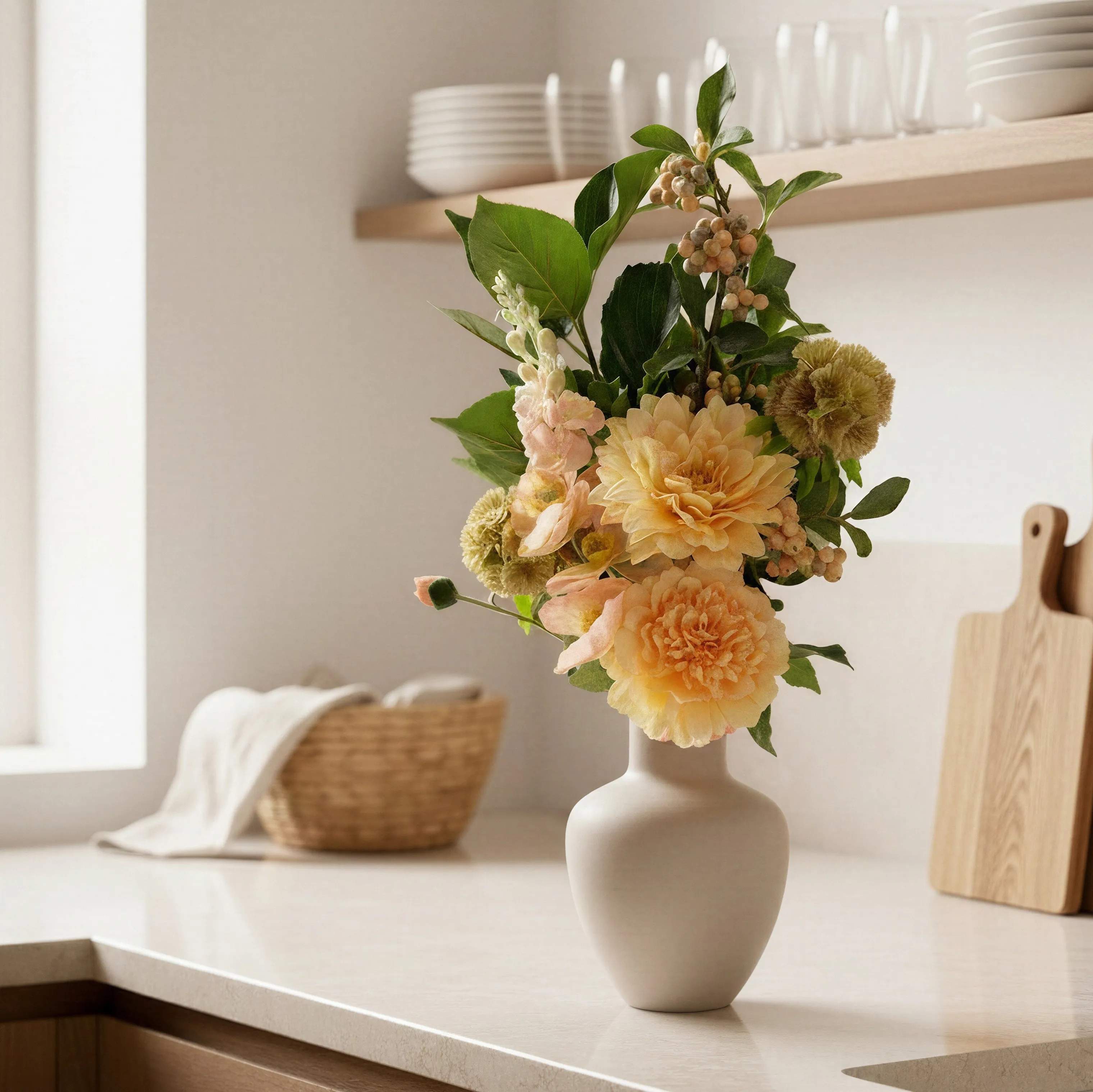 everbloom Kunstige blomster Kunstig Blomsterbuket i Alma, 2