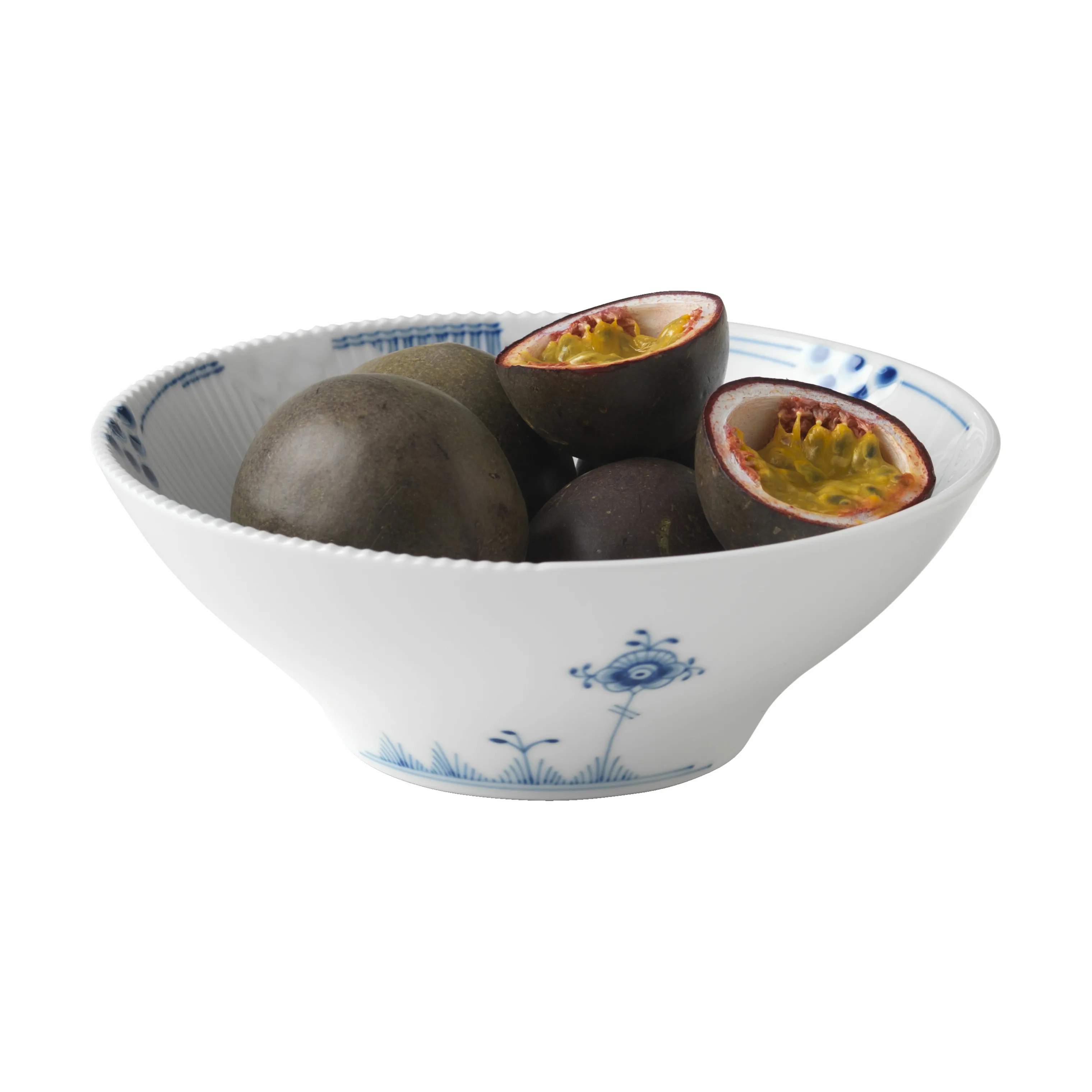 Royal Copenhagen Skåle Blå Elements Skål i Koboltblå/hvid, 18 cm, 5
