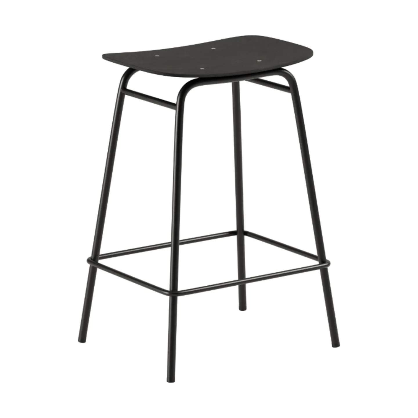 SACKit Barstole Frame Bar Stool Frame Barstol i Sort, 68 cm, 1