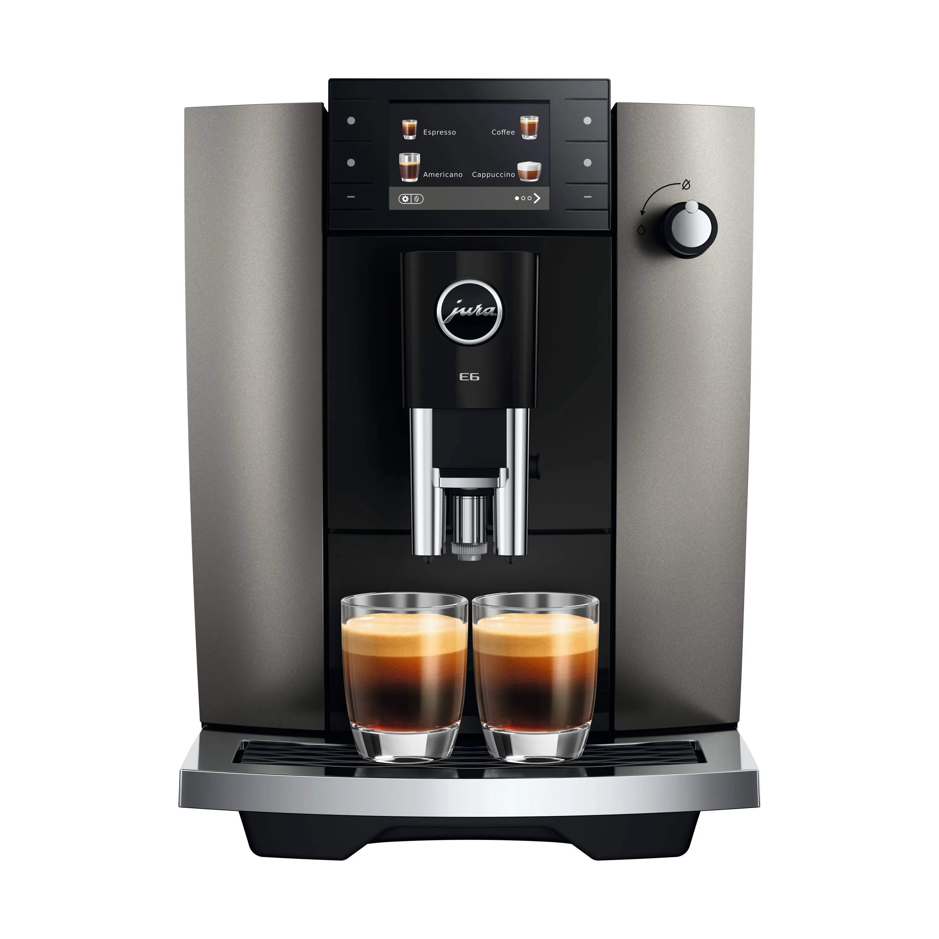 JURA Kaffemaskiner E6 (EB) E6 (ED) Kaffemaskine i Dark Inox, 7