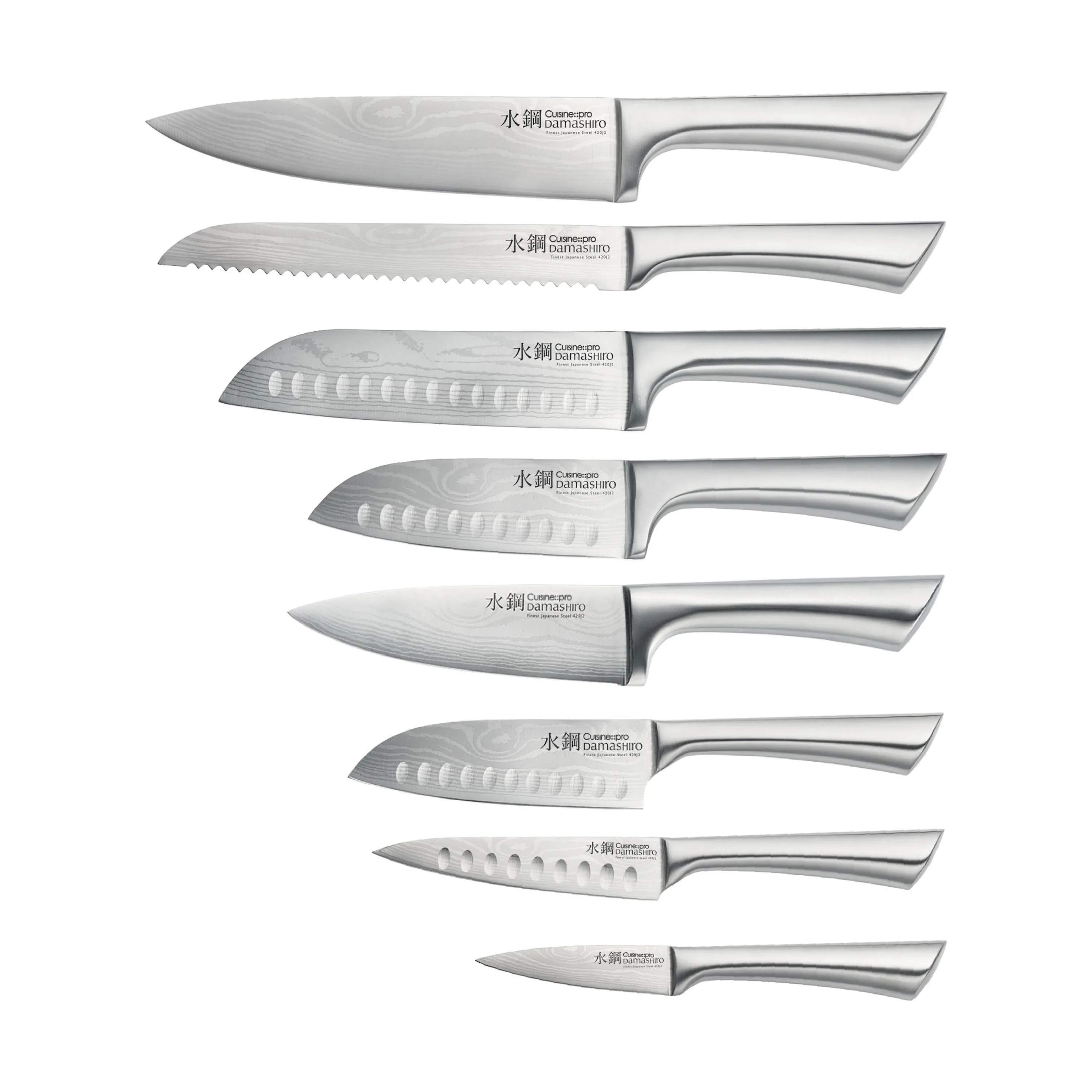 THE CUSTOM CHEF™ Knivsæt Cuisine::pro®
Damashiro® Damashiro Okada Knivblok - 9 dele i Stål, 4