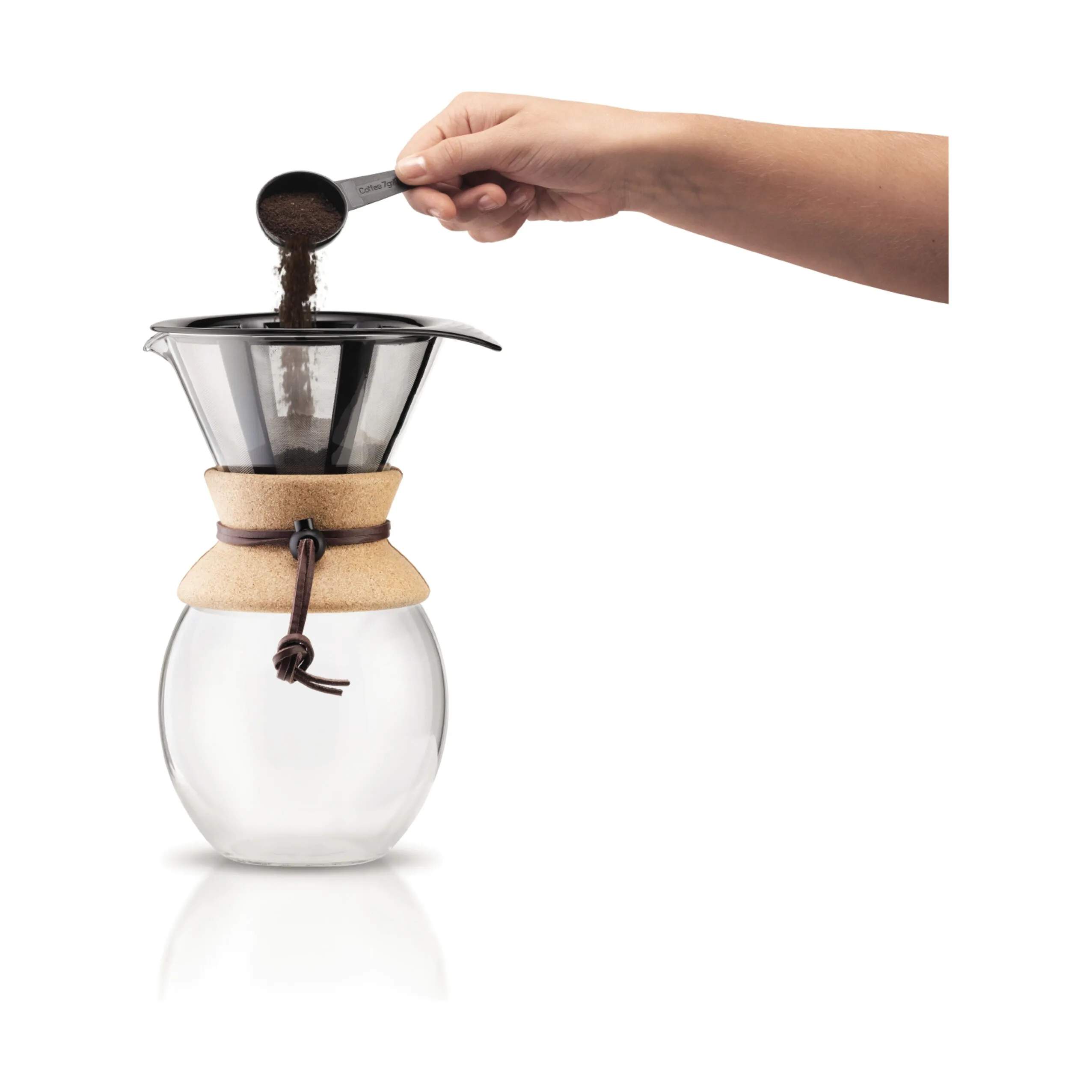 Bodum Kaffemaskiner Pour Over Kaffebrygger i cork/krom, 3