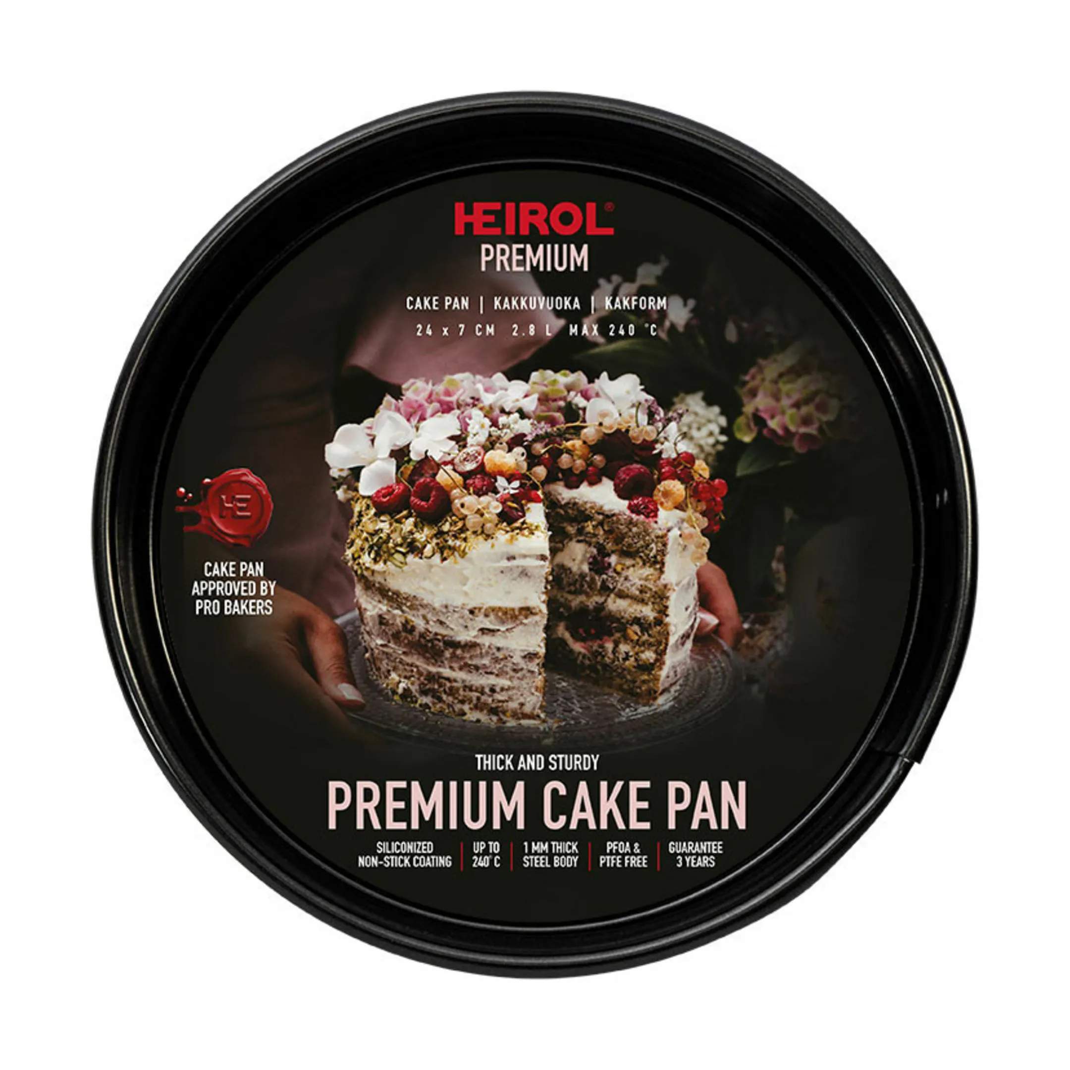 Heirol Springforme Pro Springform i 24 cm, 3