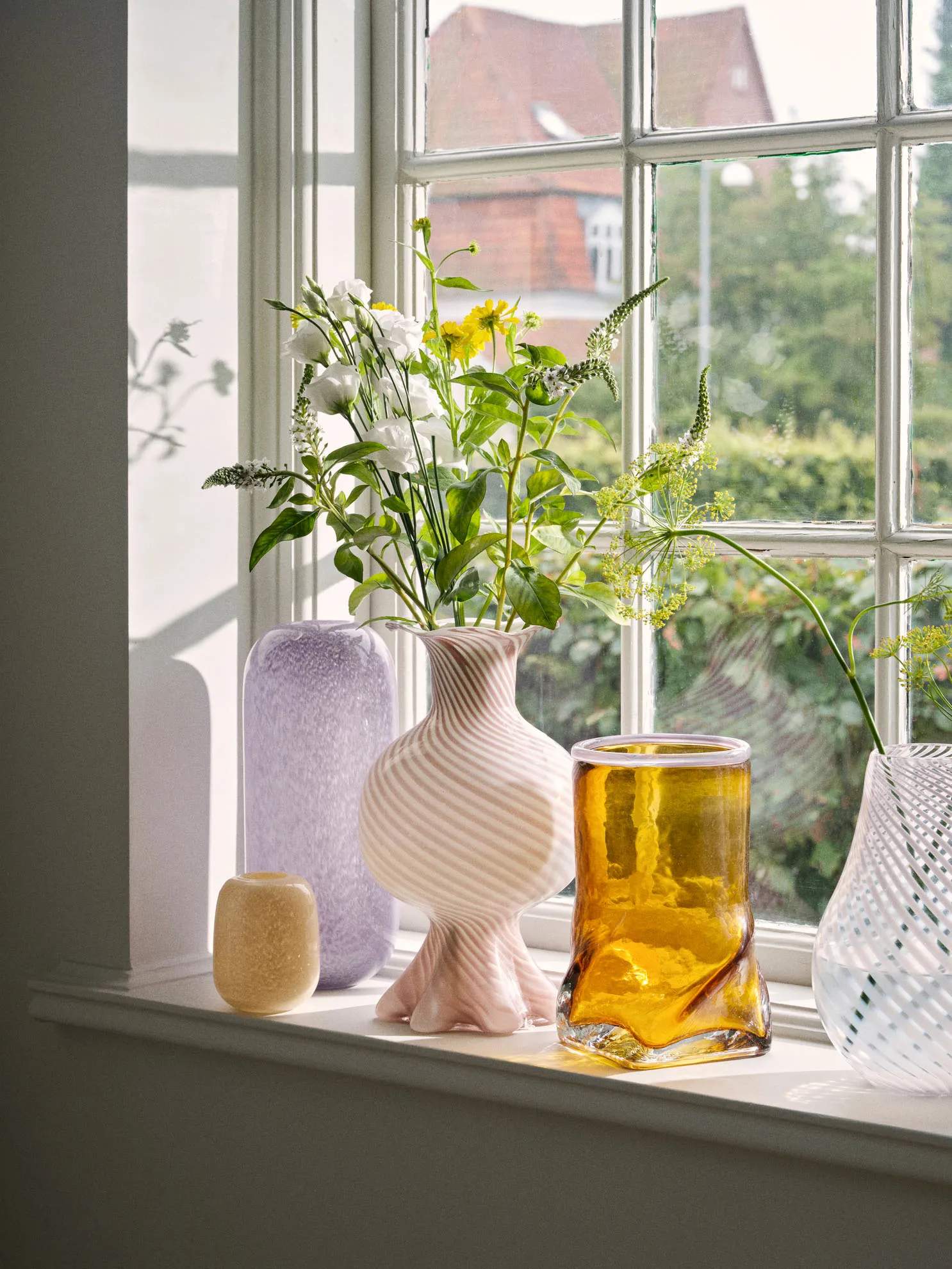 Broste Copenhagen Vaser Mella Vase i Fairy Pink, 2