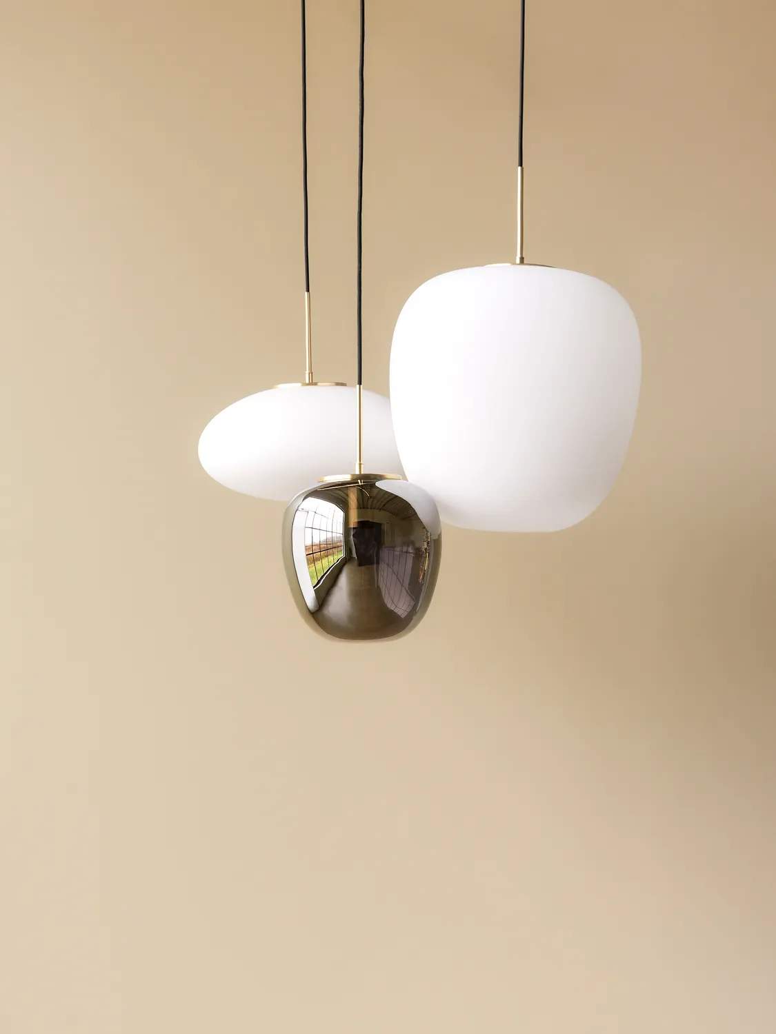 Hübsch Pendler Reflect Pendel i H40 x Ø30 cm, 2