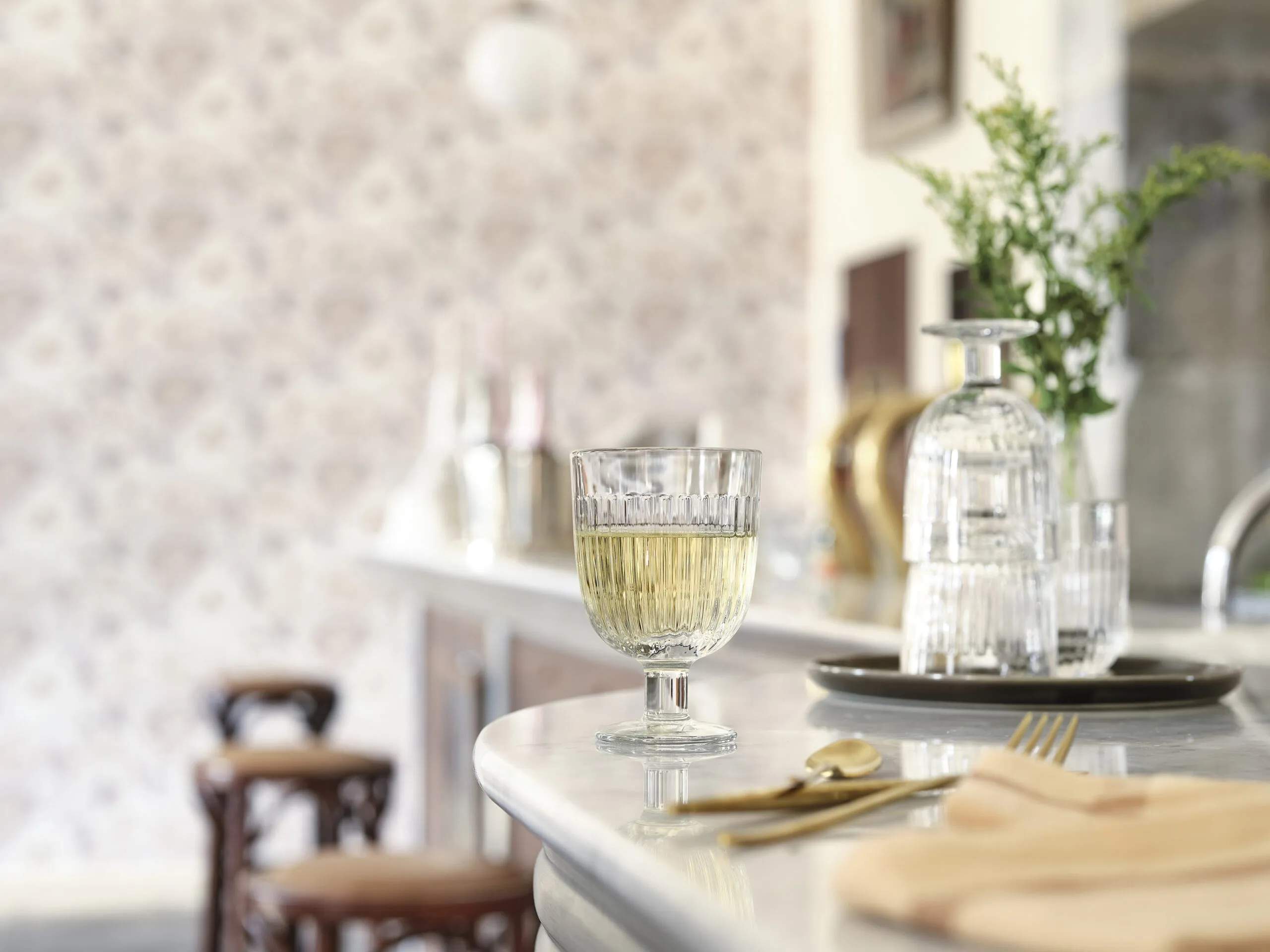 La Rochère Hvidvinsglas Quessant Vinglas - 6 stk. i Klar, 2