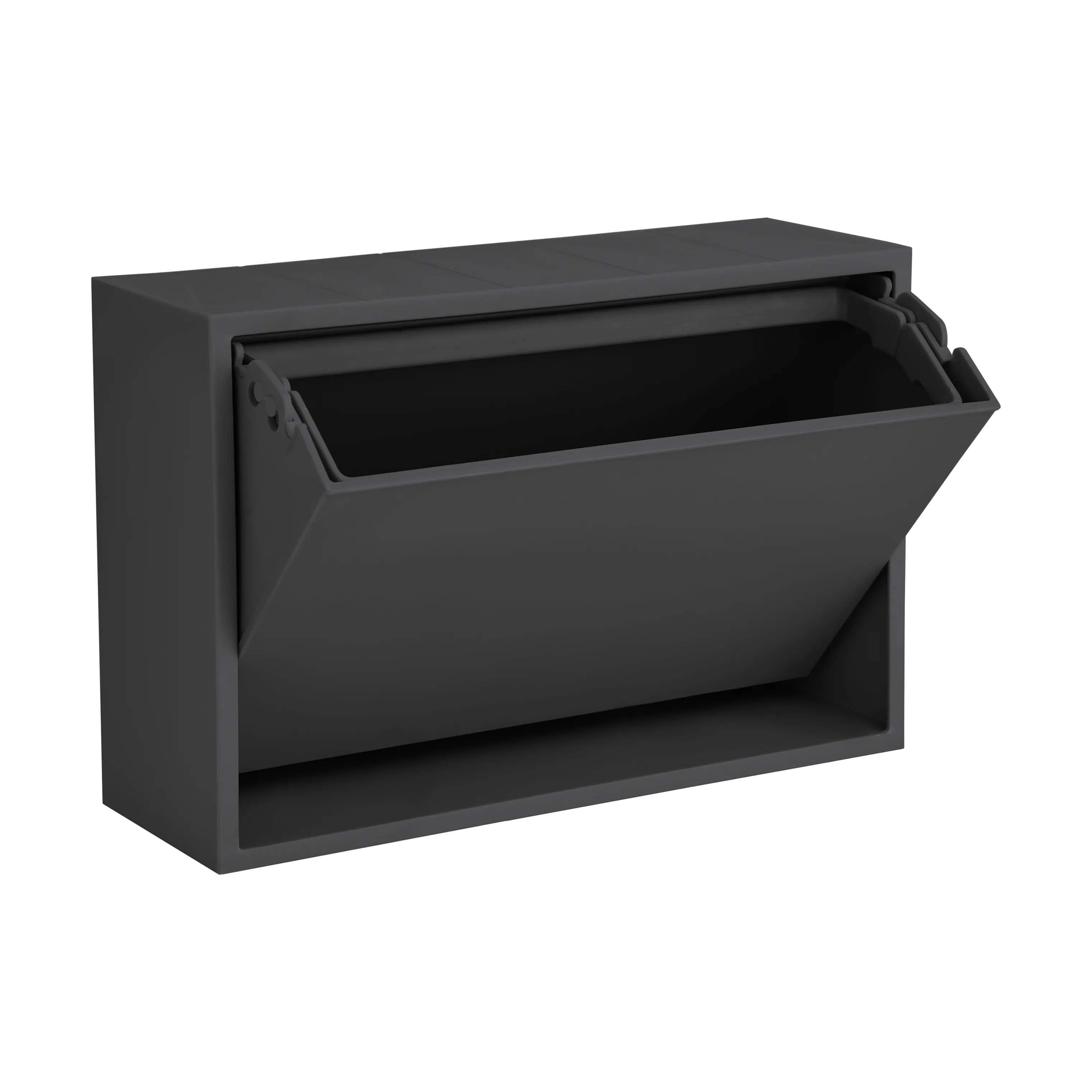 ReCollector Toiletspande Væghængt Toiletspand i Black Raven, 5