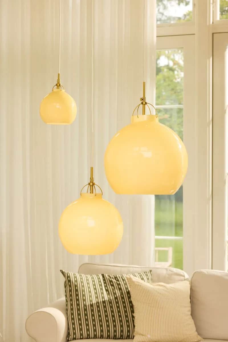 Halo Design Pendler Toscana Pendel i Creme, 27 cm, 2