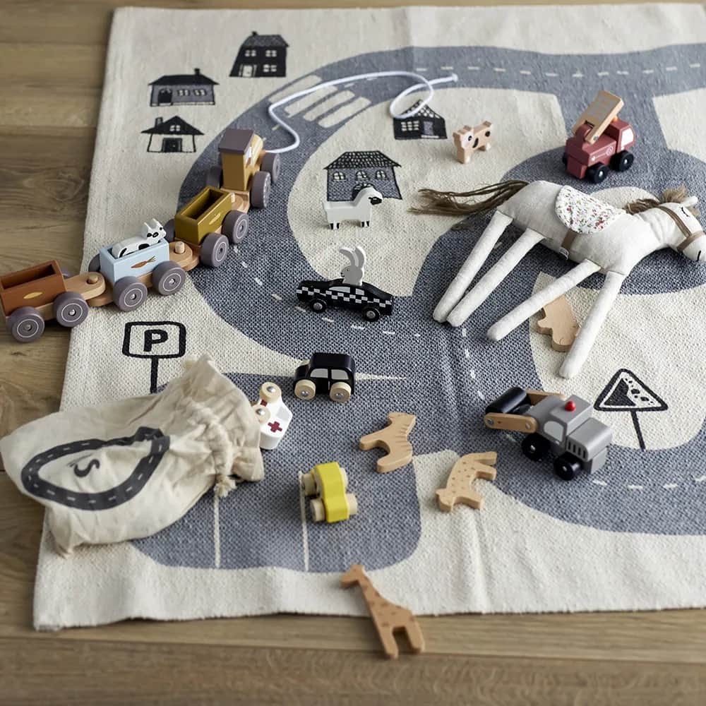 Bloomingville Mini Til børneværelset MINI Avin Legetøjsbil i Grå, 2