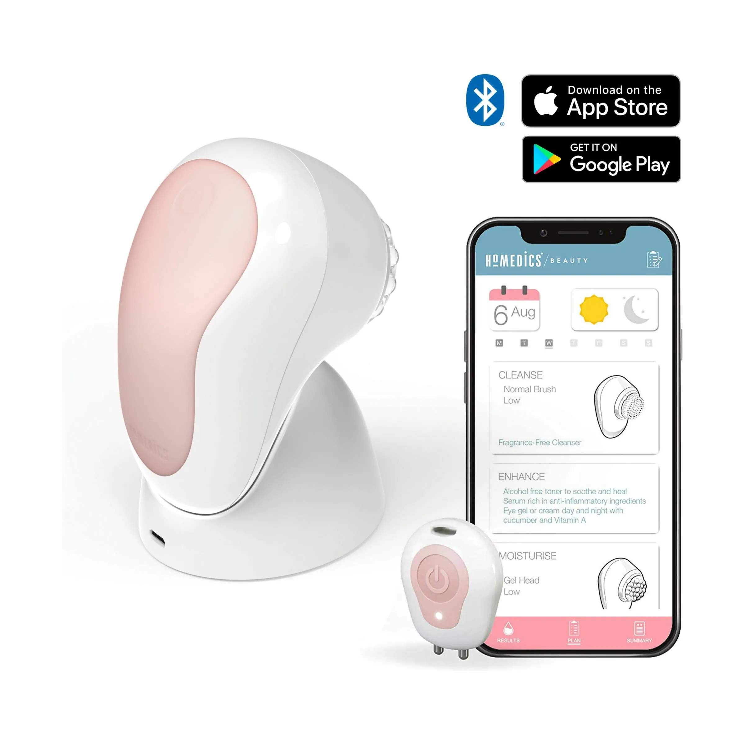 HoMedics Øvrig personlig pleje Pureté Rensebørste i hvid, 3