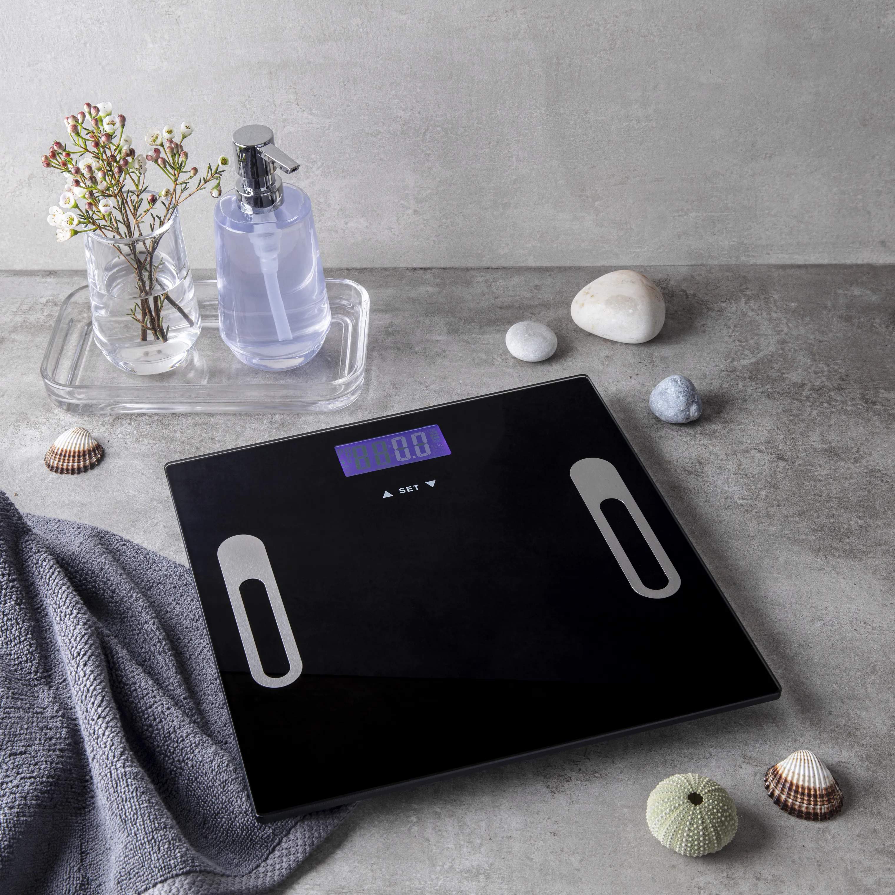 CASA Living Badevægte BMI Personvægt i Sort, 2
