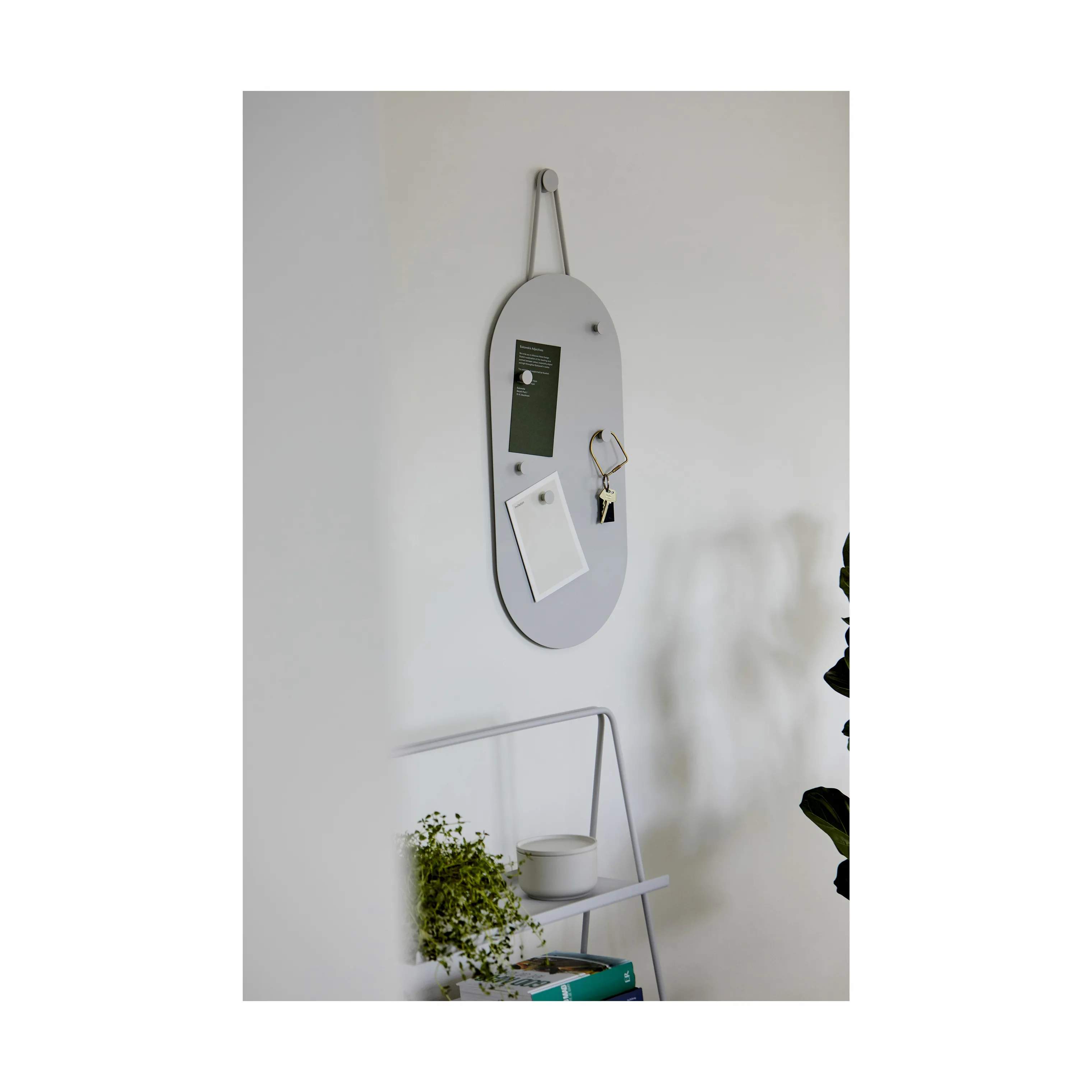 Zone Vægdekoration A-collection A-Bulletin Board Opslagstavle i Soft Grey, 5