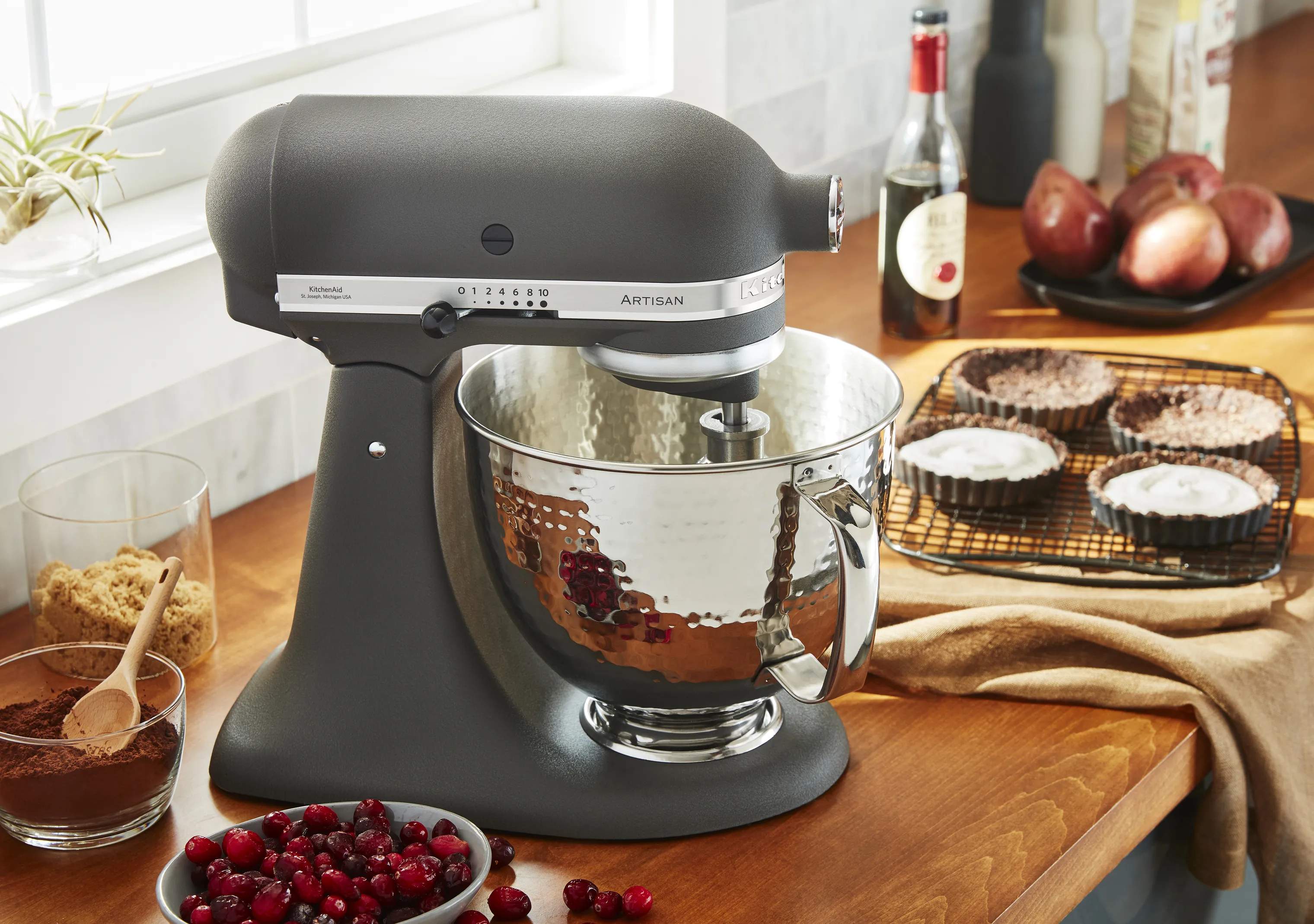 KitchenAid Tilbehør til røremaskiner Artisan Røreskål i Hammerslået stål, 2