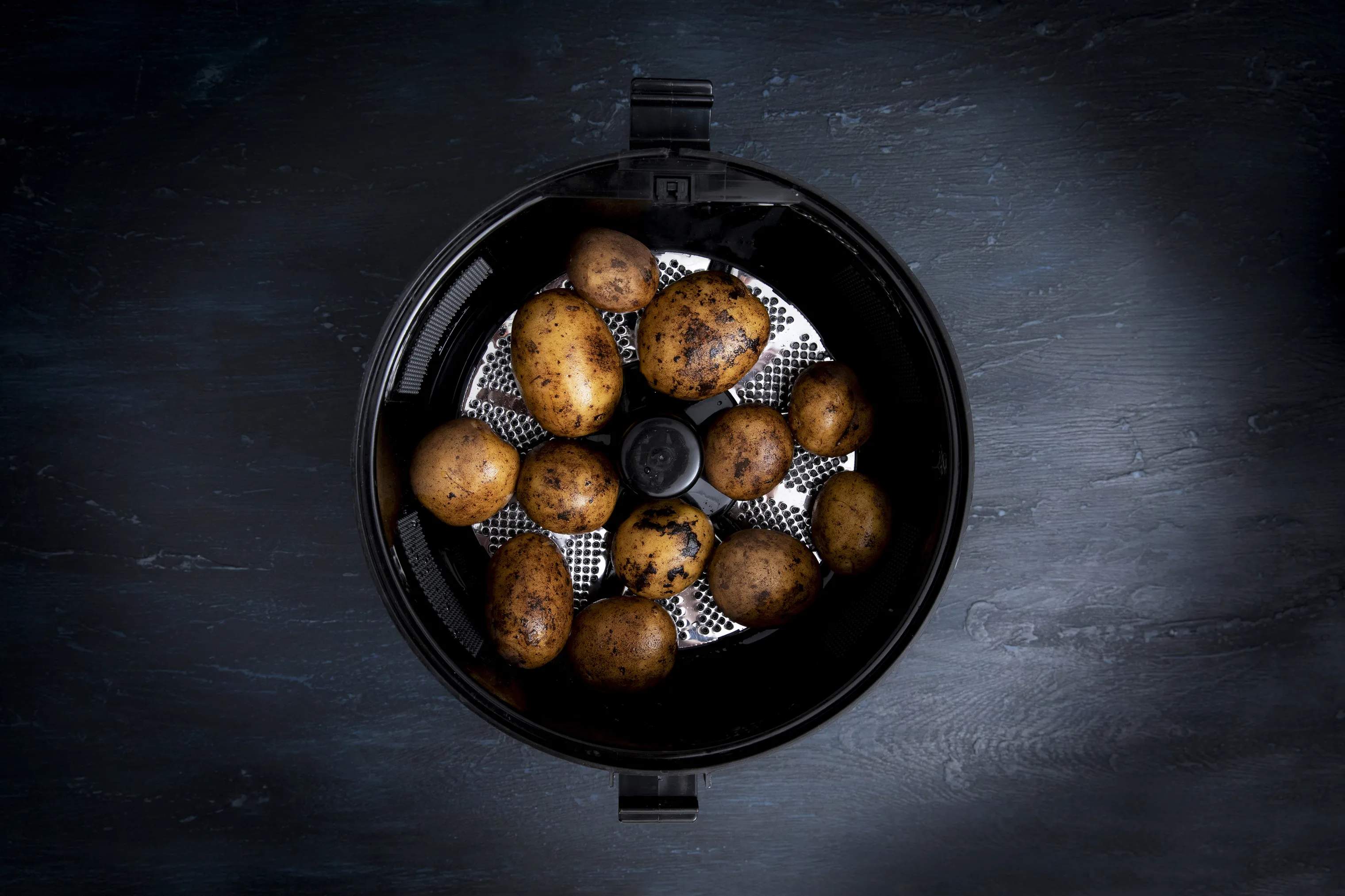 Gastronoma Grøntsags- og kartoffelskrællere Elektrisk Kartoffelskræller i Sort, 2