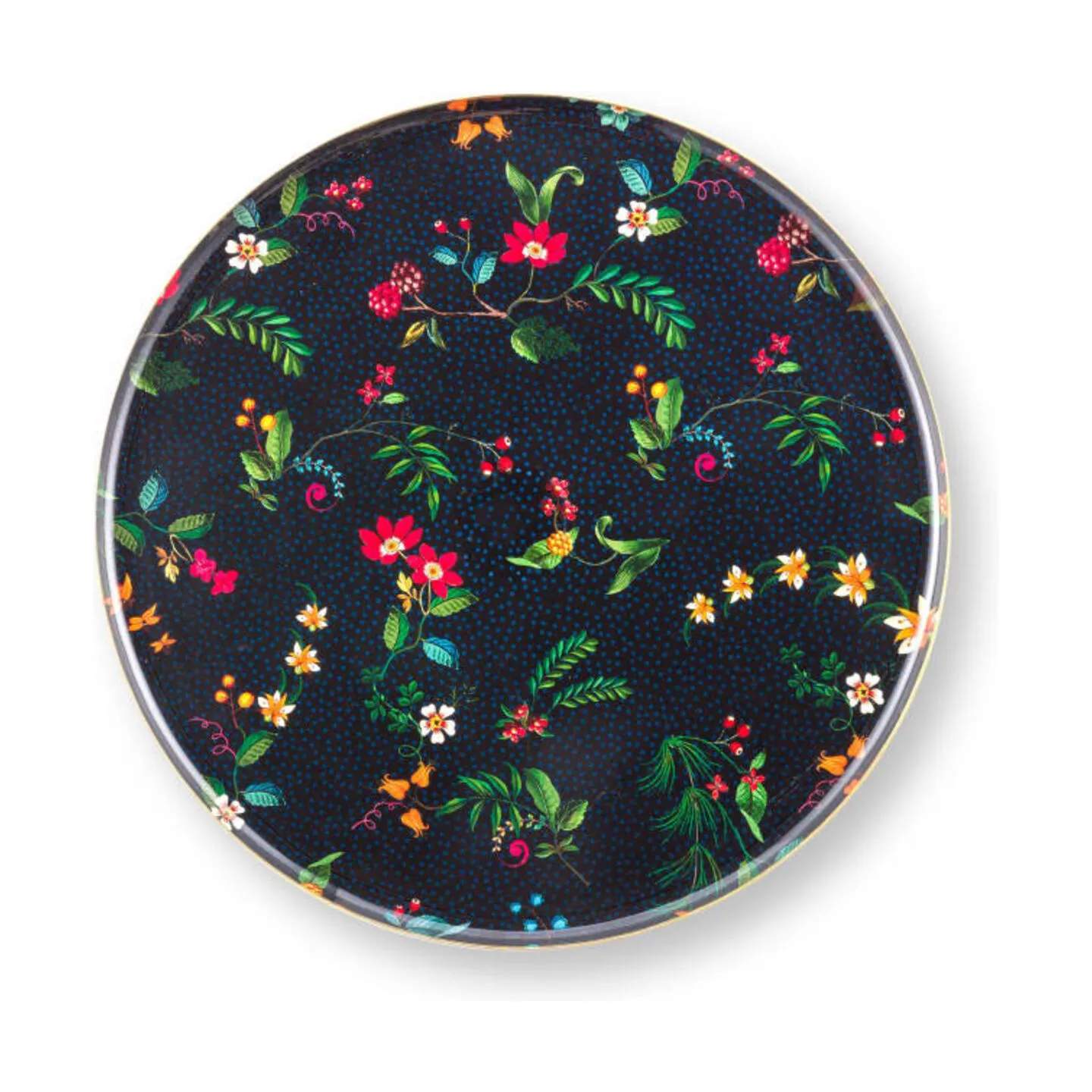 PIP Studio Serveringsfade Berry Blues Fad på fod i 32 cm, 4