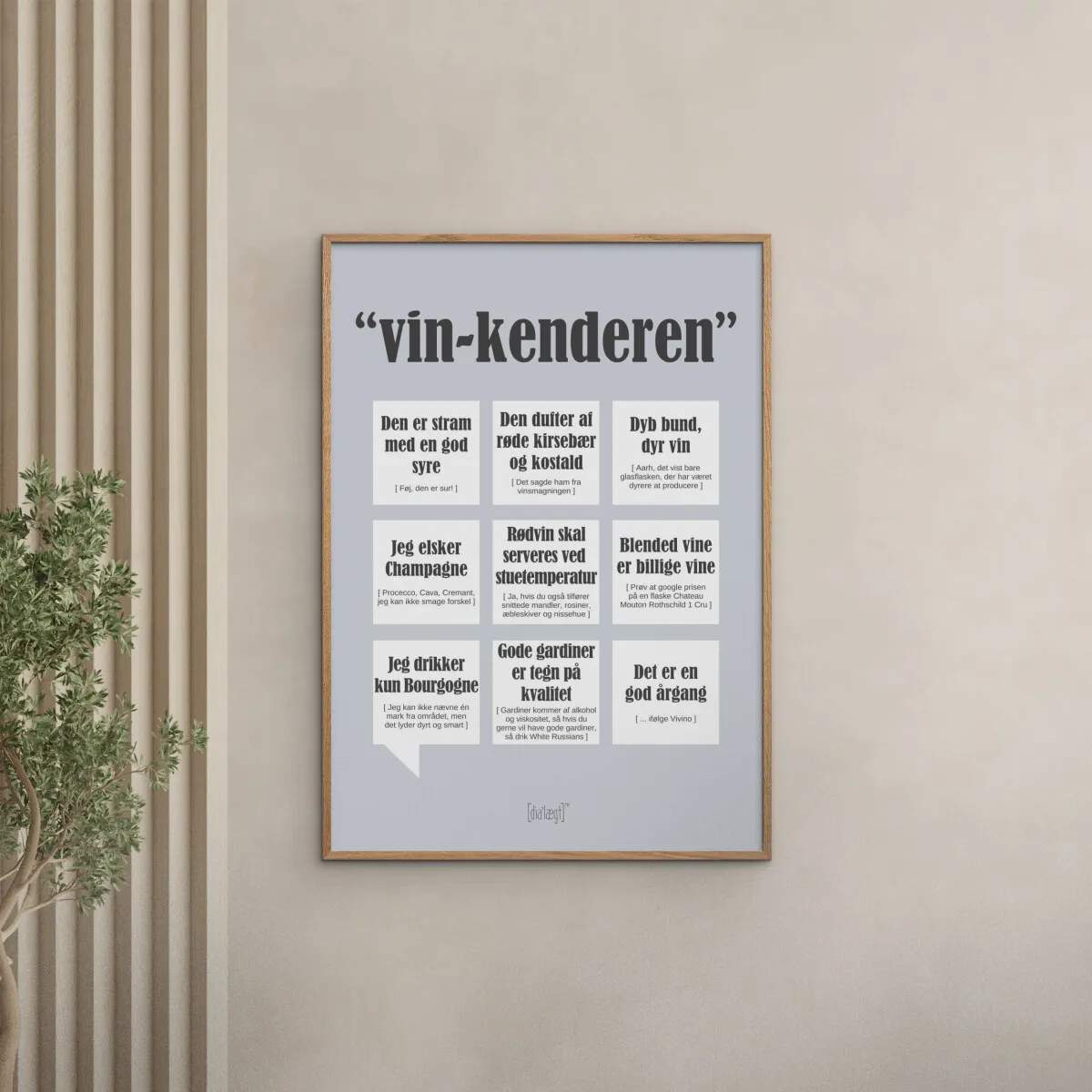 Poster&Frame Plakater Plakat - Vin-kenderen i B30 x L40 cm, 2