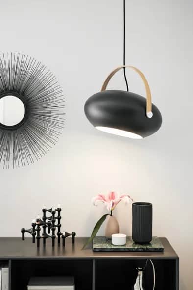 Halo Design Pendler D.C Pendel i sort, 40 cm, 2
