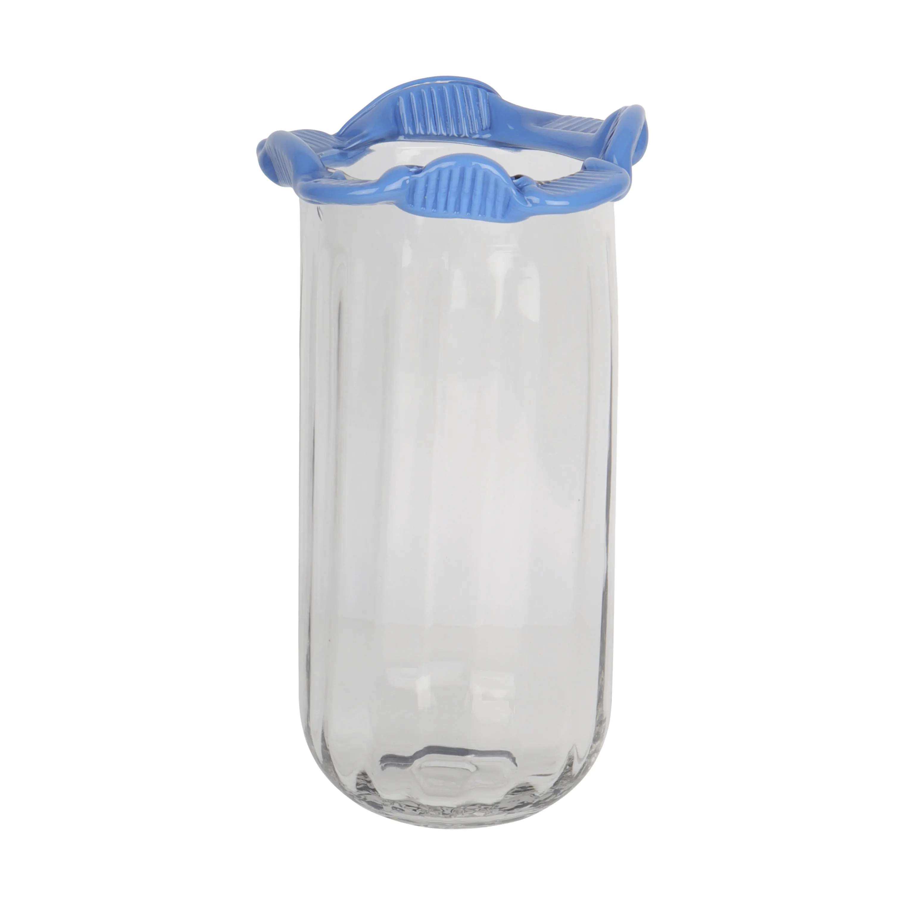 CASA Living Vaser Glasvase i Klar/blå, 1