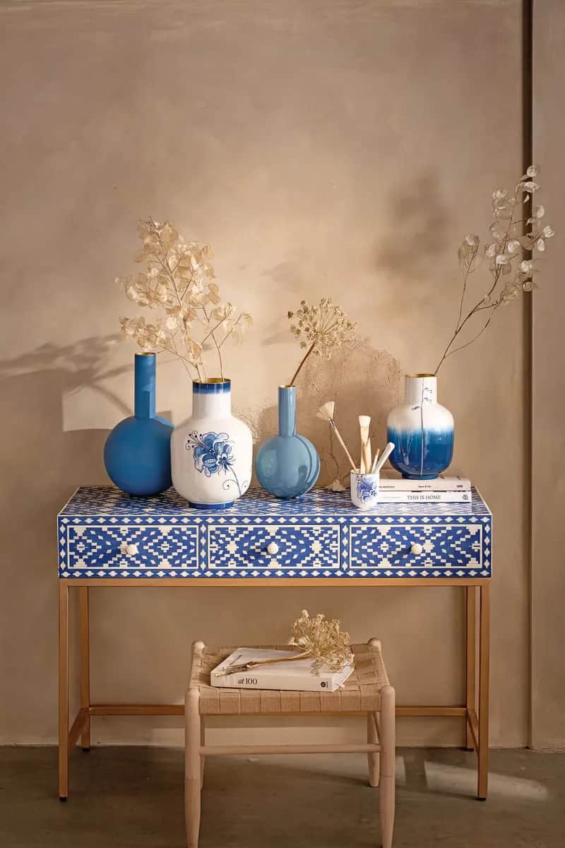 PIP Studio Vaser Blue Bird Vase i Hvid, 3