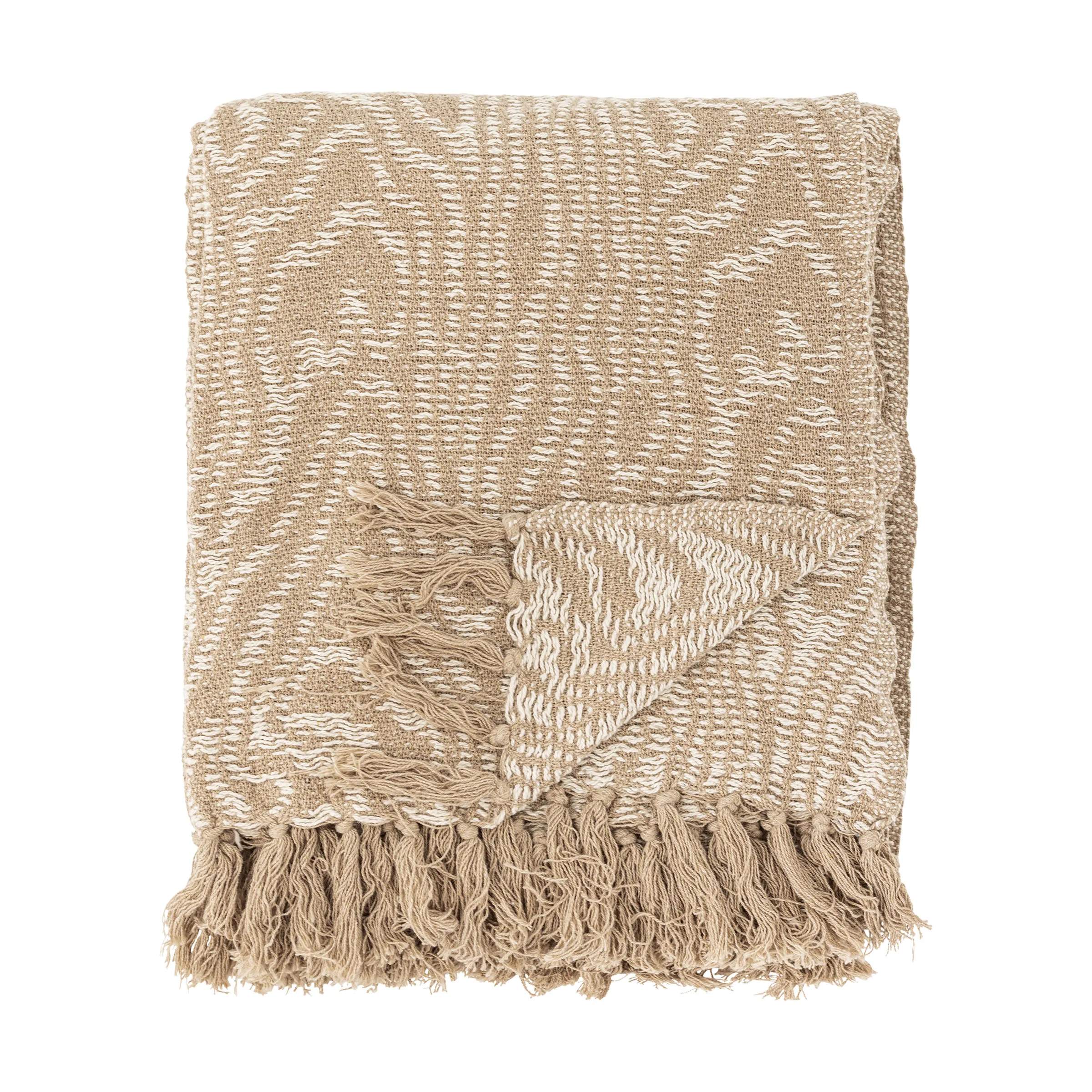 Bloomingville Plaider Okapi Plaid i Brun, 1