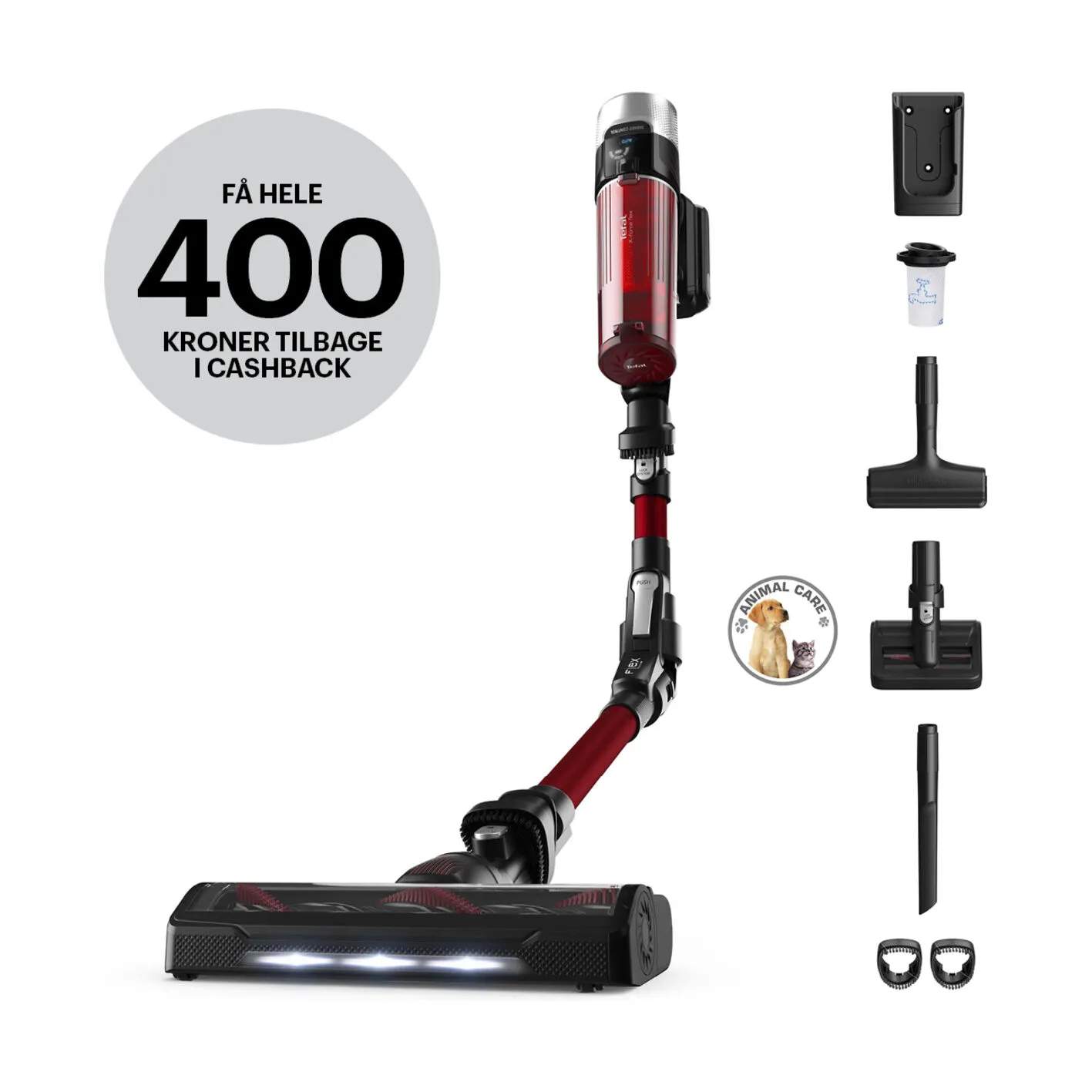 Tefal Støvsugere X-Force 9.60 Flex Animal Støvsuger i Sort, 1