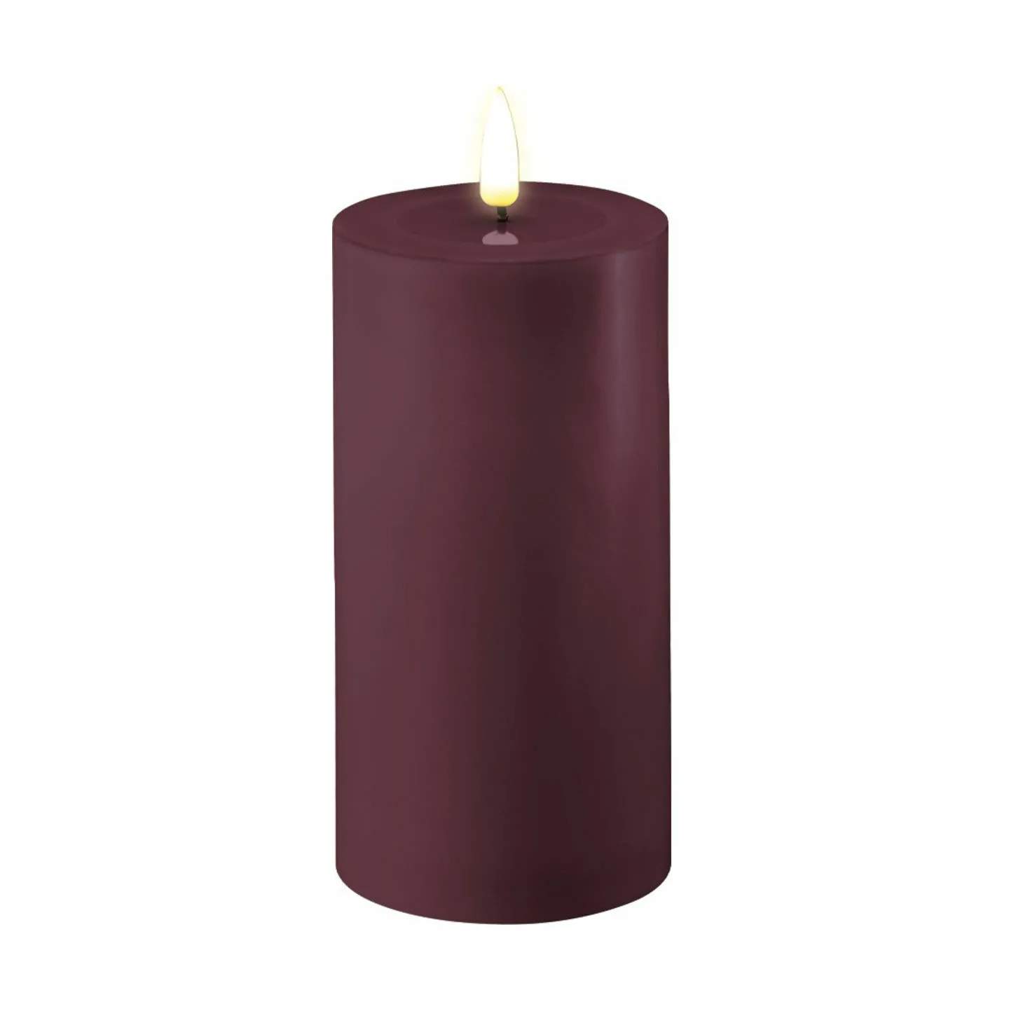 Real Flame LED Bloklys, violet, large