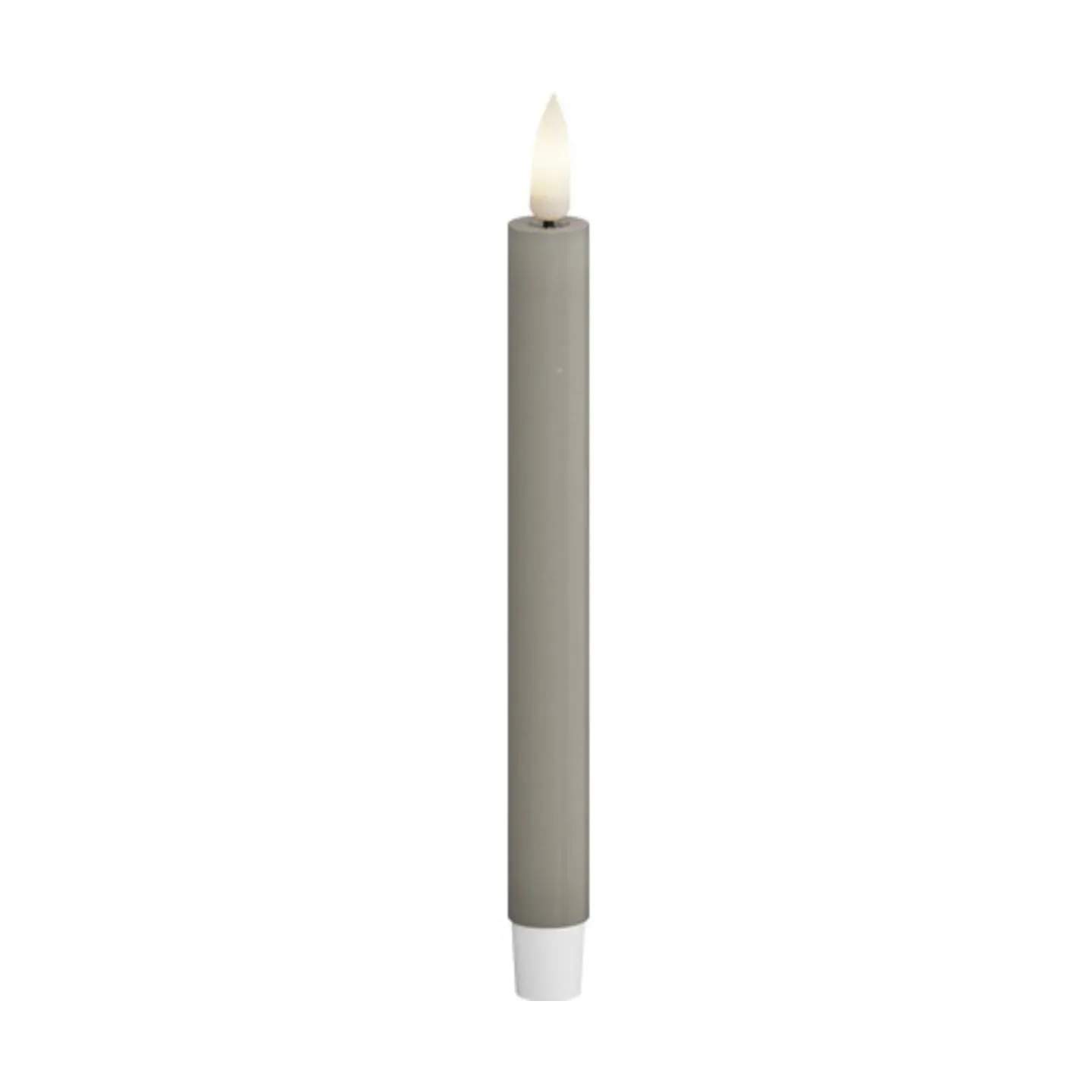 Deluxe Homeart LED-lys Real Flame LED Kertelys - 2 stk. i Sand, 14 cm, 4