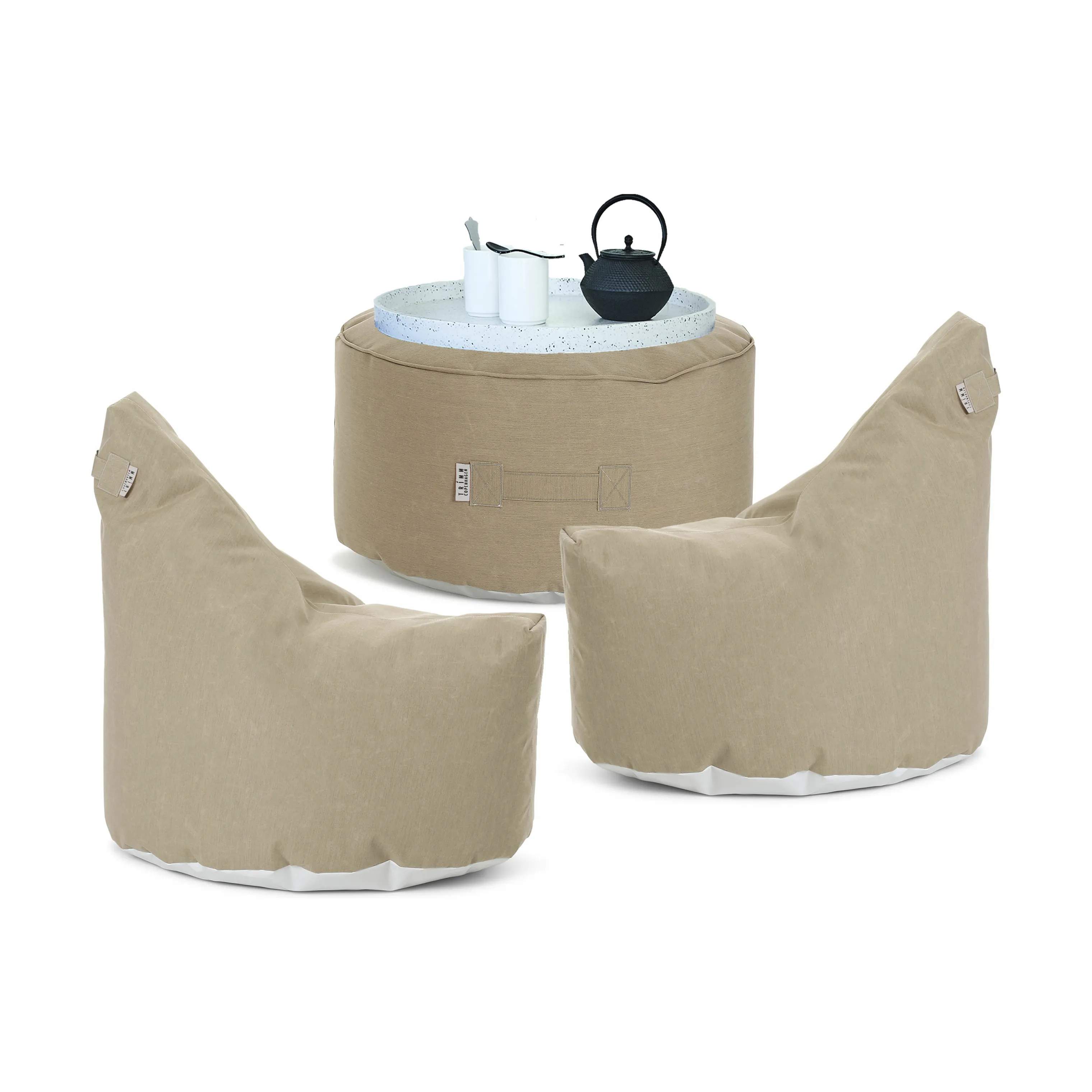 Weekend Loungesæt, taupe, large