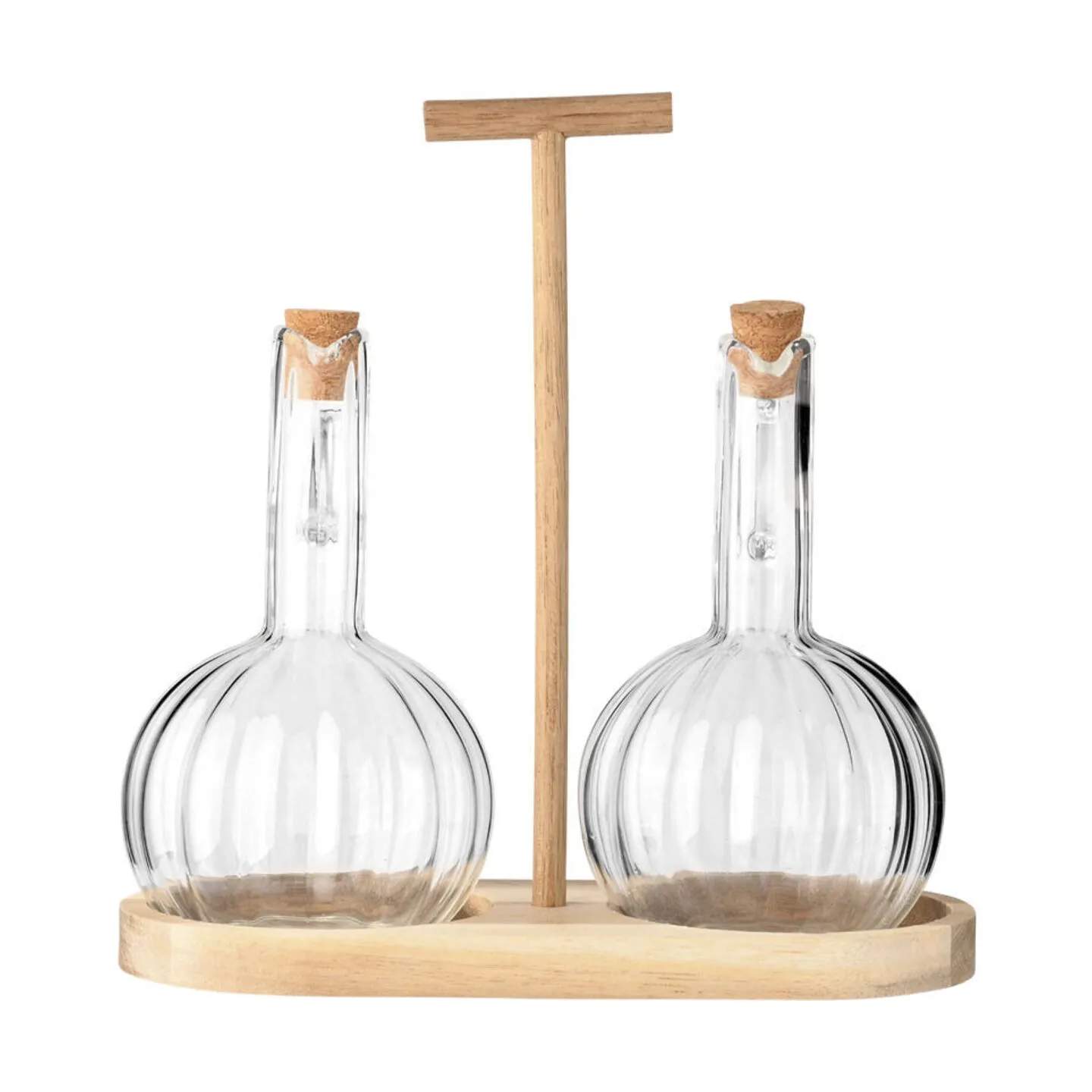 Estia Home Olie- og eddikeflasker Olie-/eddikeflaske - 3 dele i Brun, 1