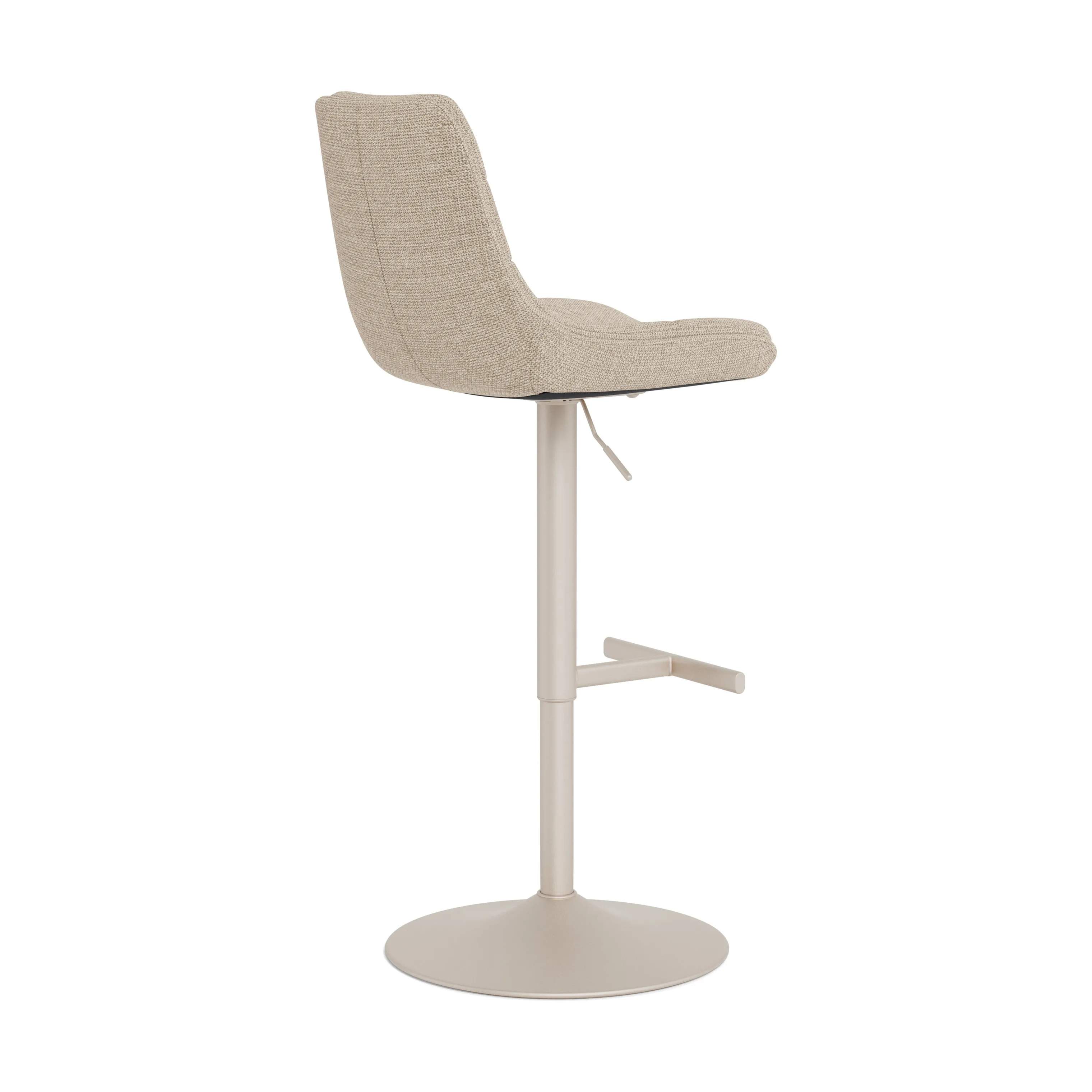 CASA Living Barstole Adisa Barstol - 2 stk. i Beige/beige stel, 4