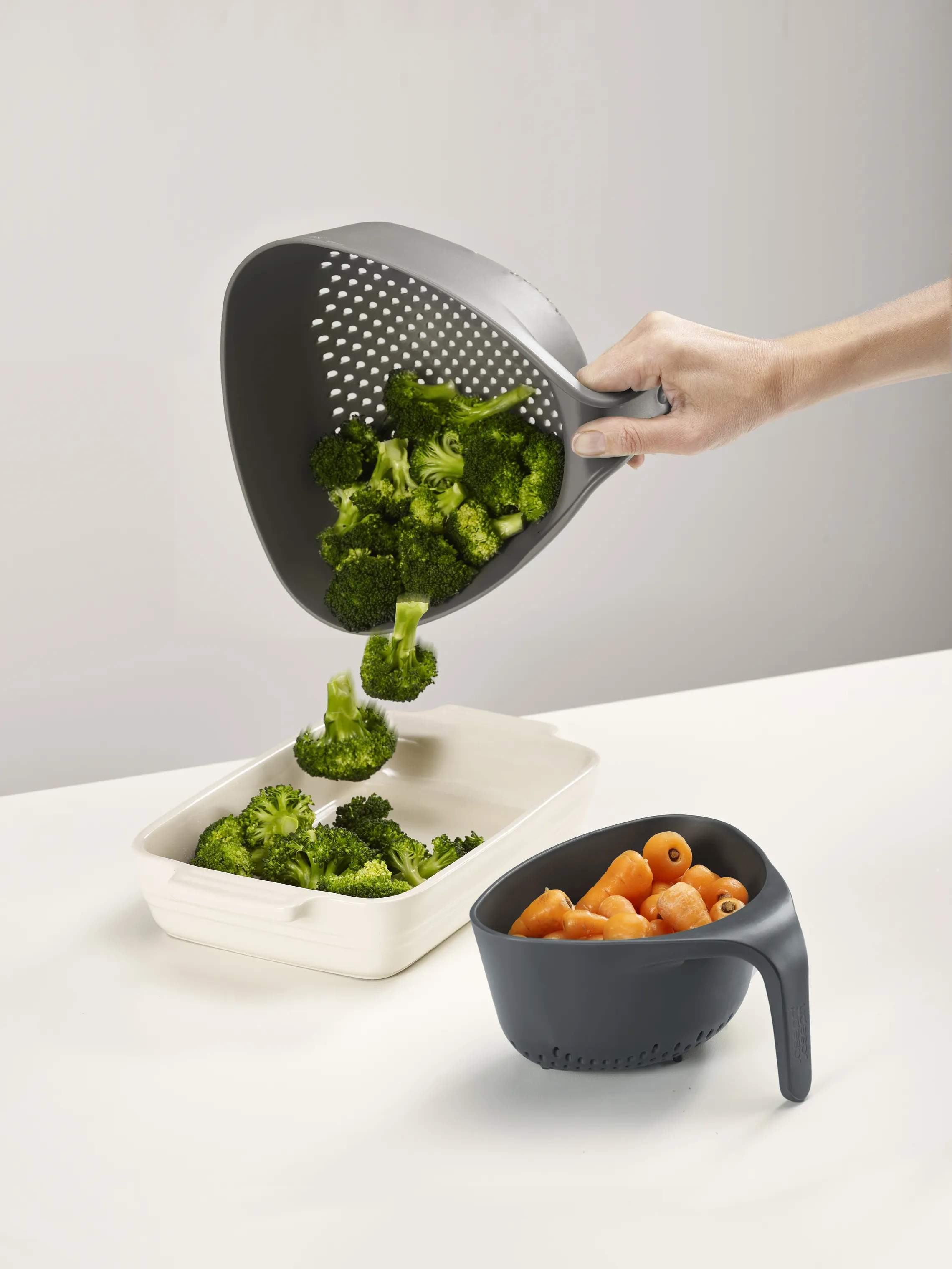 Joseph Joseph Dørslag Nest Dørslag - 2 stk. i JJ Slate/JJ Dark Slate, 2