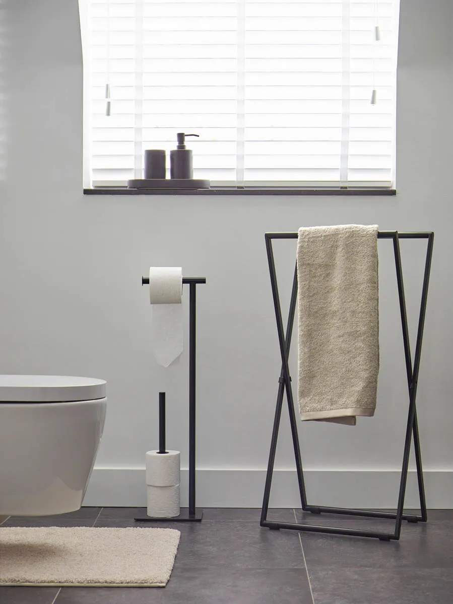 Aquanova Tilbehør til bad Icon Toiletpapirholder i Sort, 2