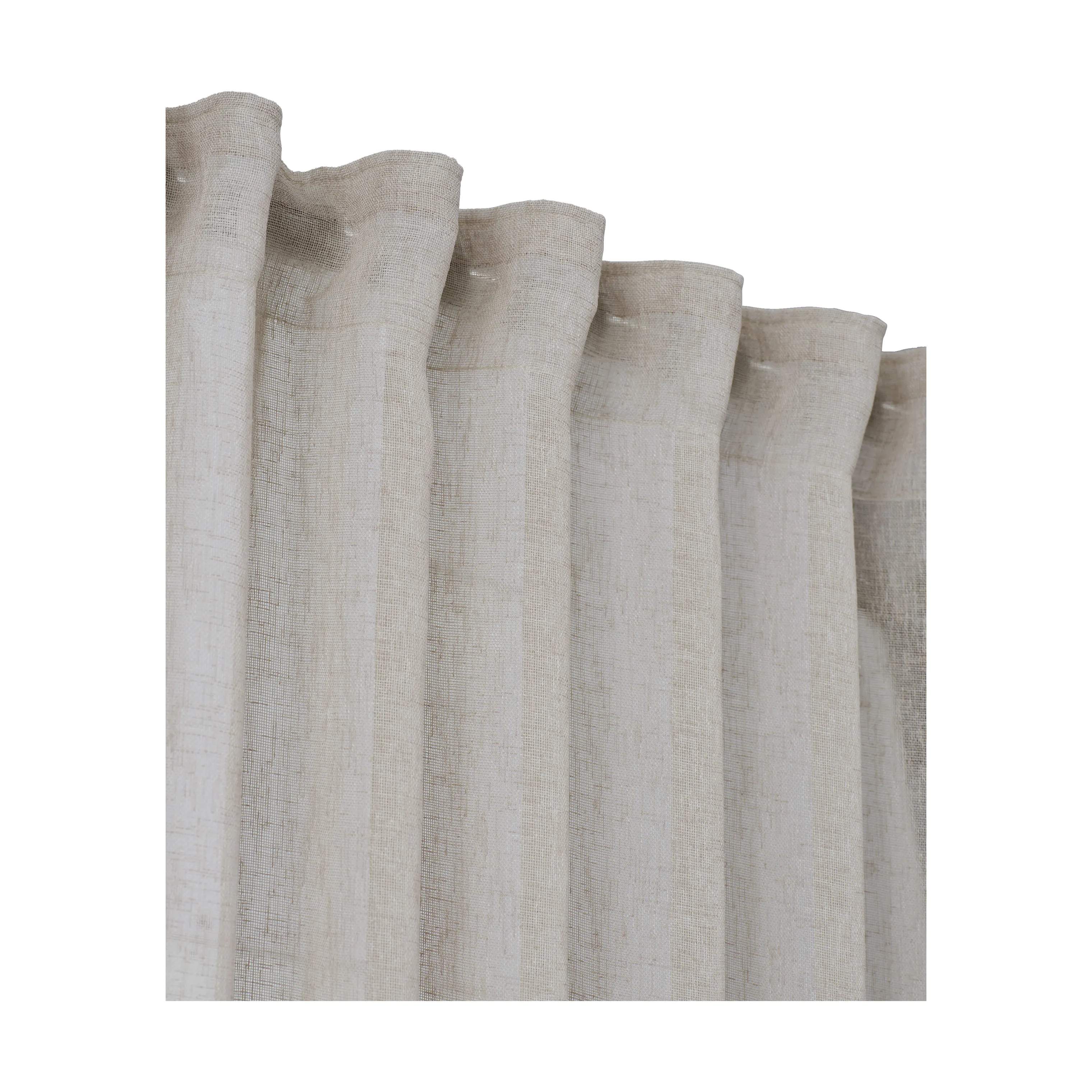 Svanefors Gardiner og gardinstænger Diana Gardin i Beige, H300 x B280 cm, 4