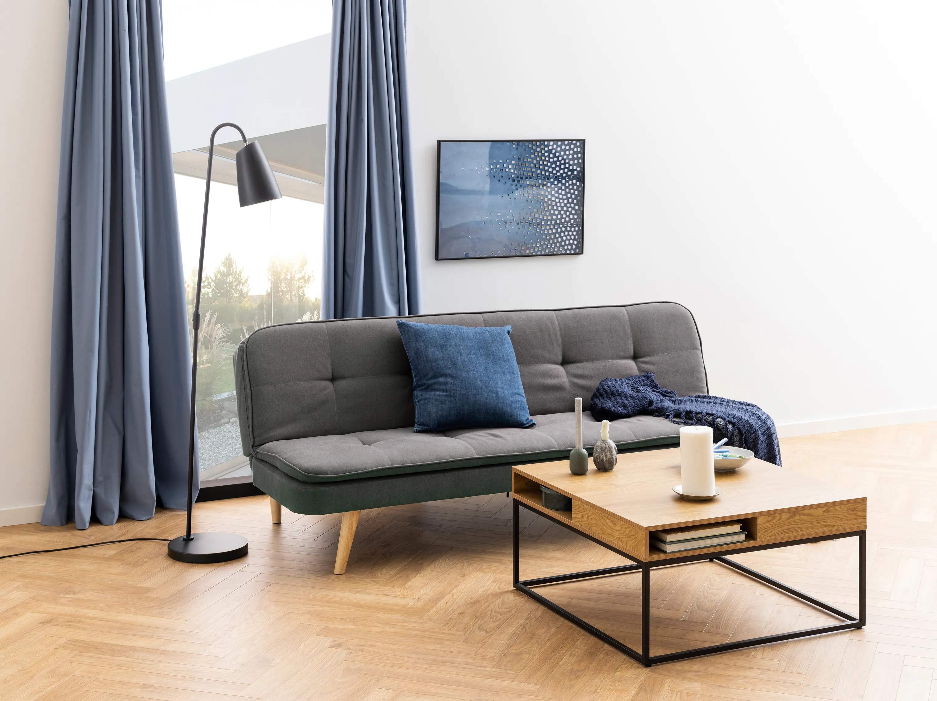 CASA Living Sofaborde Willford Sofabord i vild eg/sort, 80 cm, 2