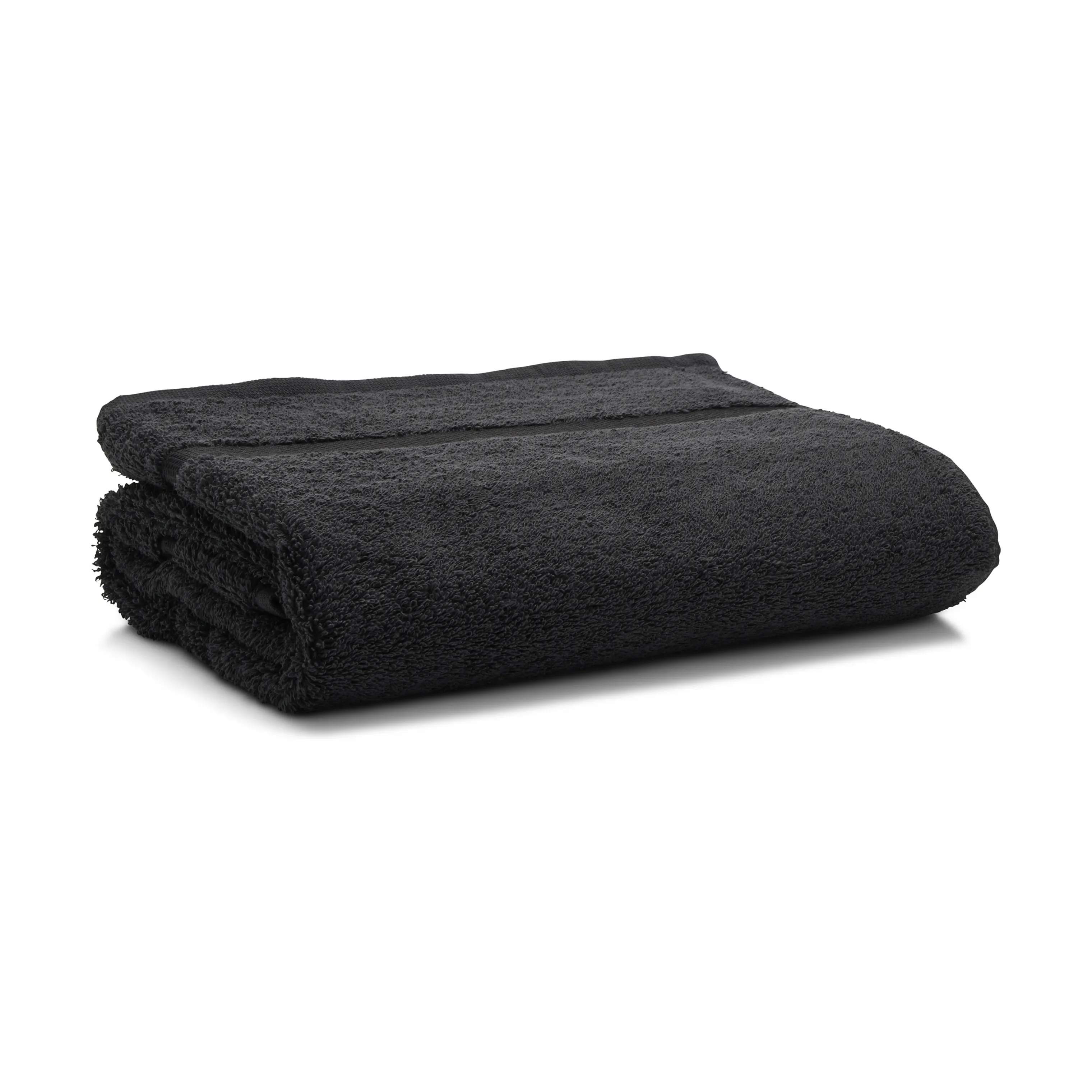 Håndklæde, mørkegrå, large