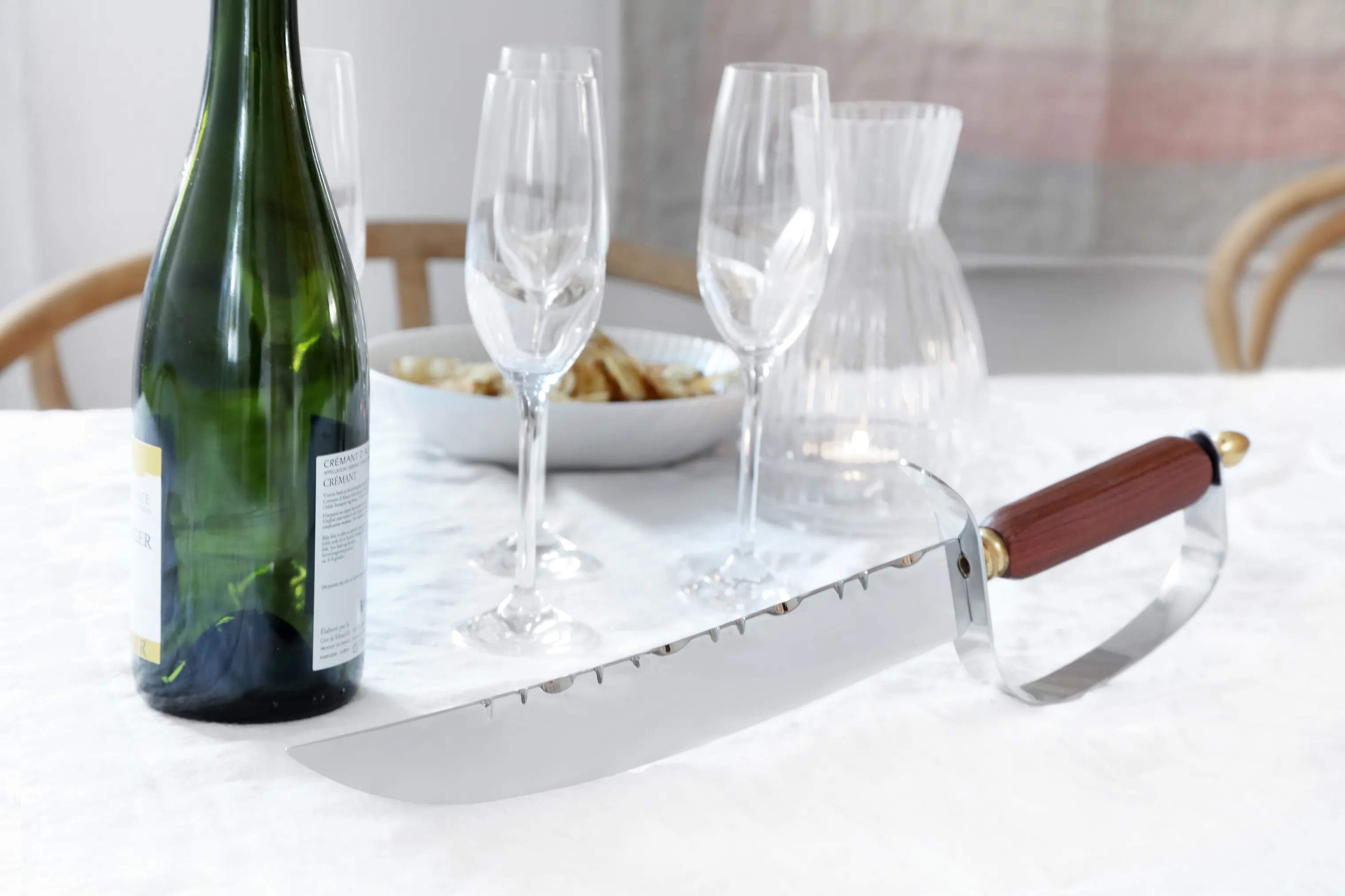 Sommelier by CASA Living Champagnesabler ZWILLING Sommelier Champagnesabel i Træ, 2