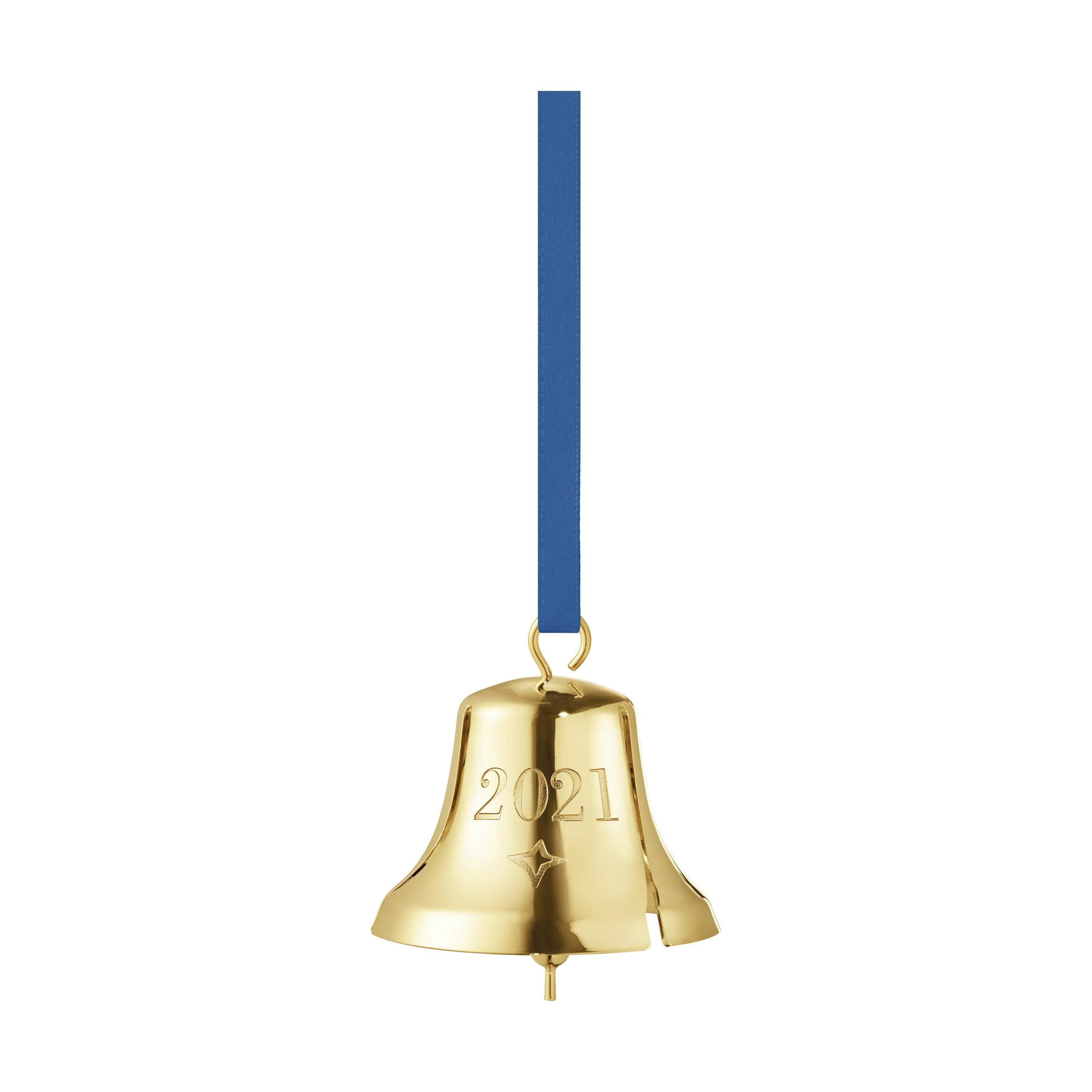 CC 2021 Juleklokke, guld, large
