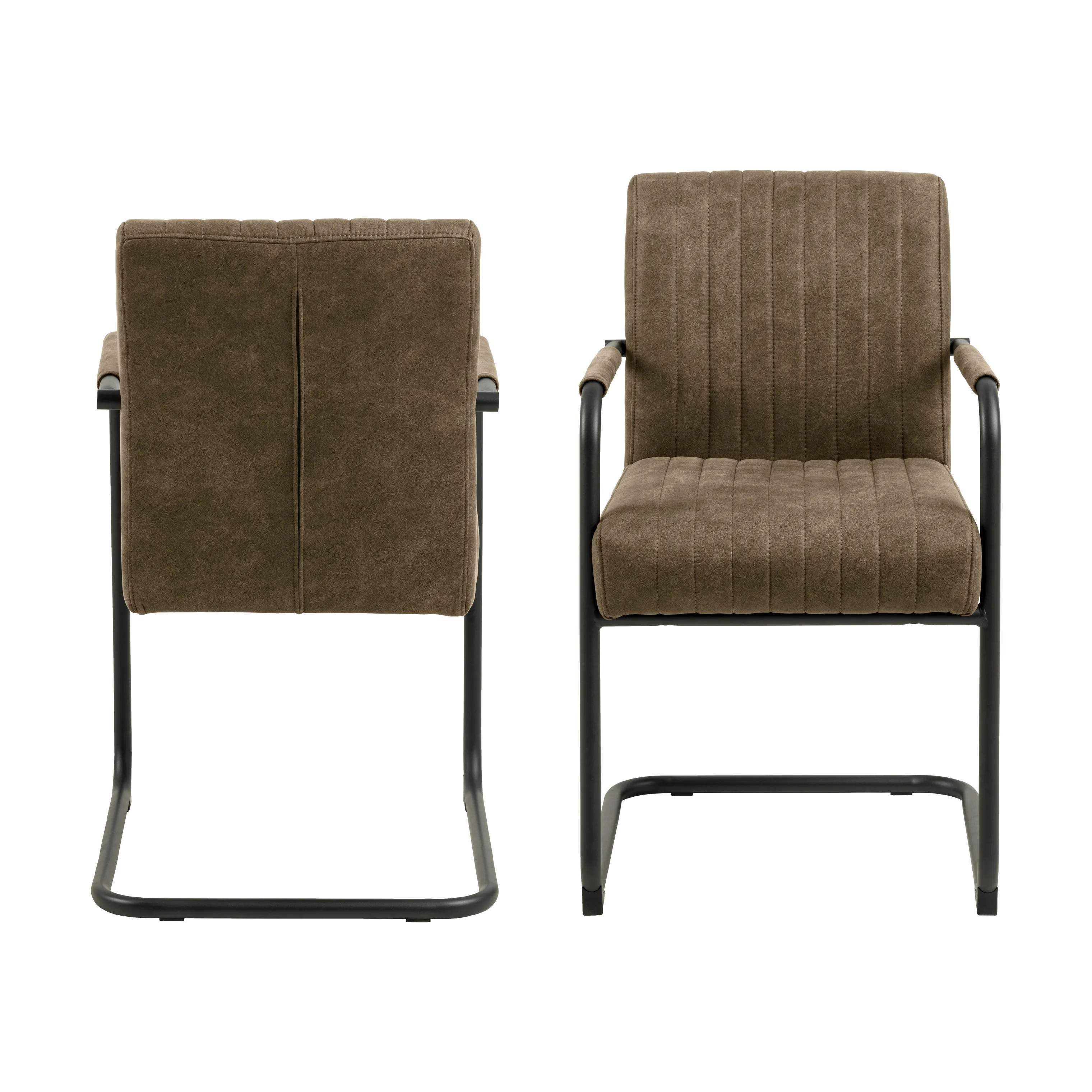 CASA Living Spisebordsstole Adele Spisebordsstol - 2 stk. i Brun, 10