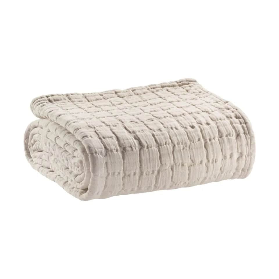 Swami Sengetæppe, beige, large