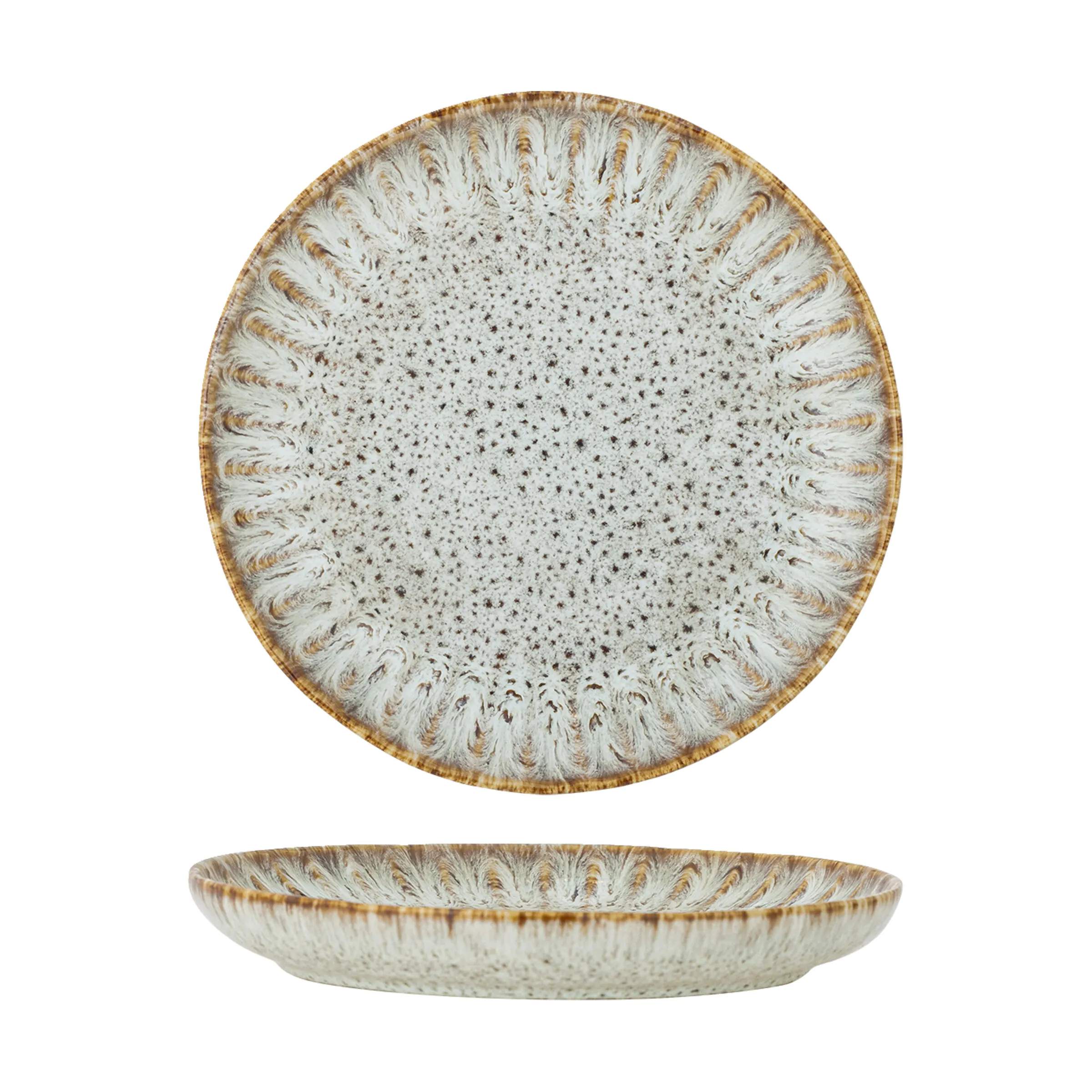 Creative Collection Kagetallerkener Fleur Kagetallerken i Nature, 1