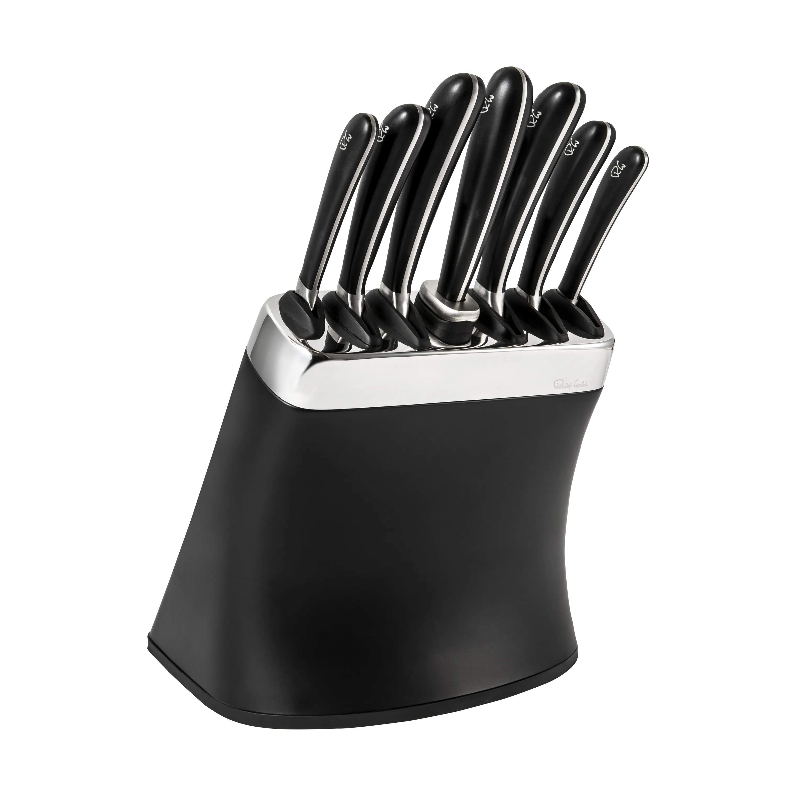 Robert Welch Knivblokke med knive Signature Knivblok - 8 dele i Sort/rustfrit stål, 1