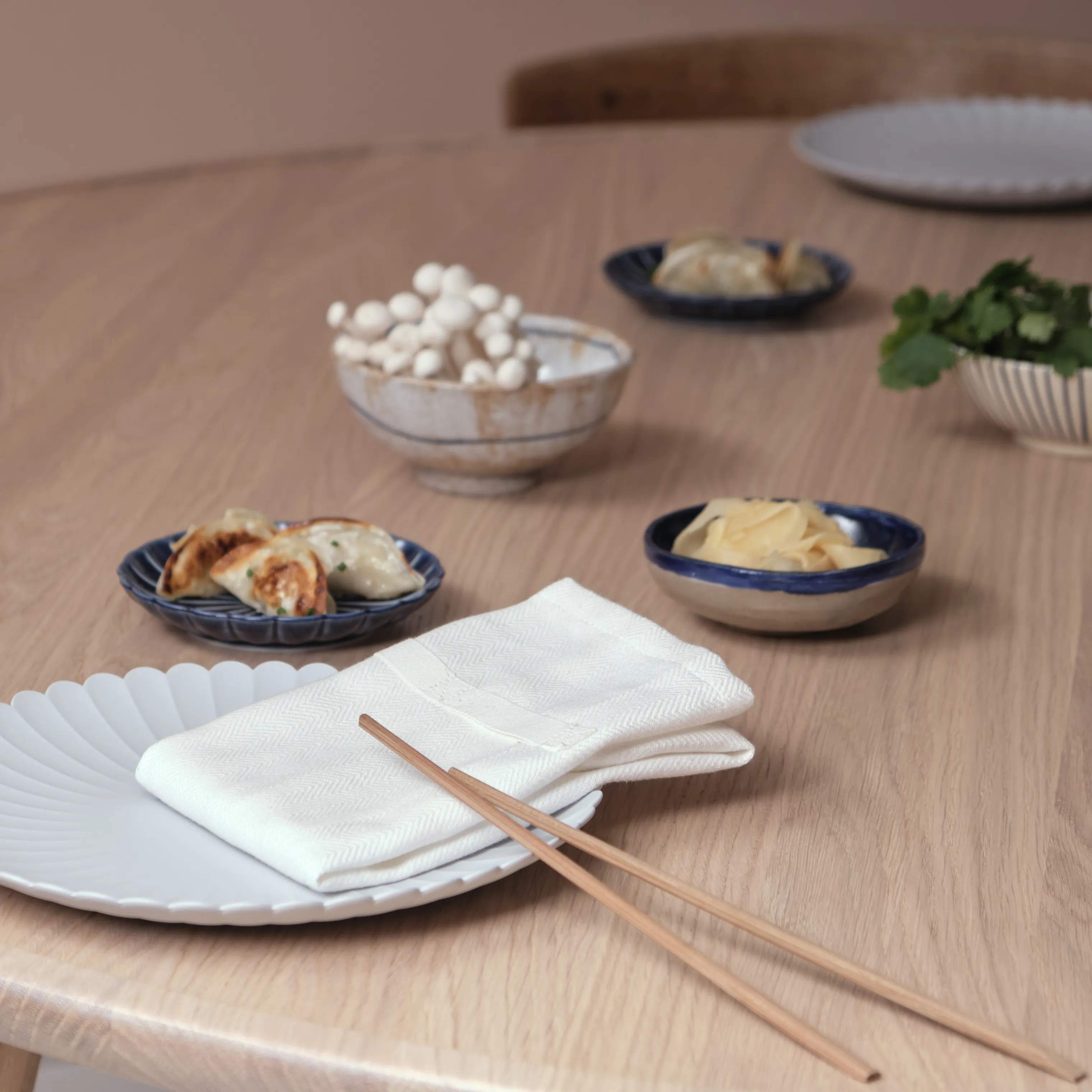 The Organic Company Stofservietter Stofserviet - 4 stk. i Hvid, 3