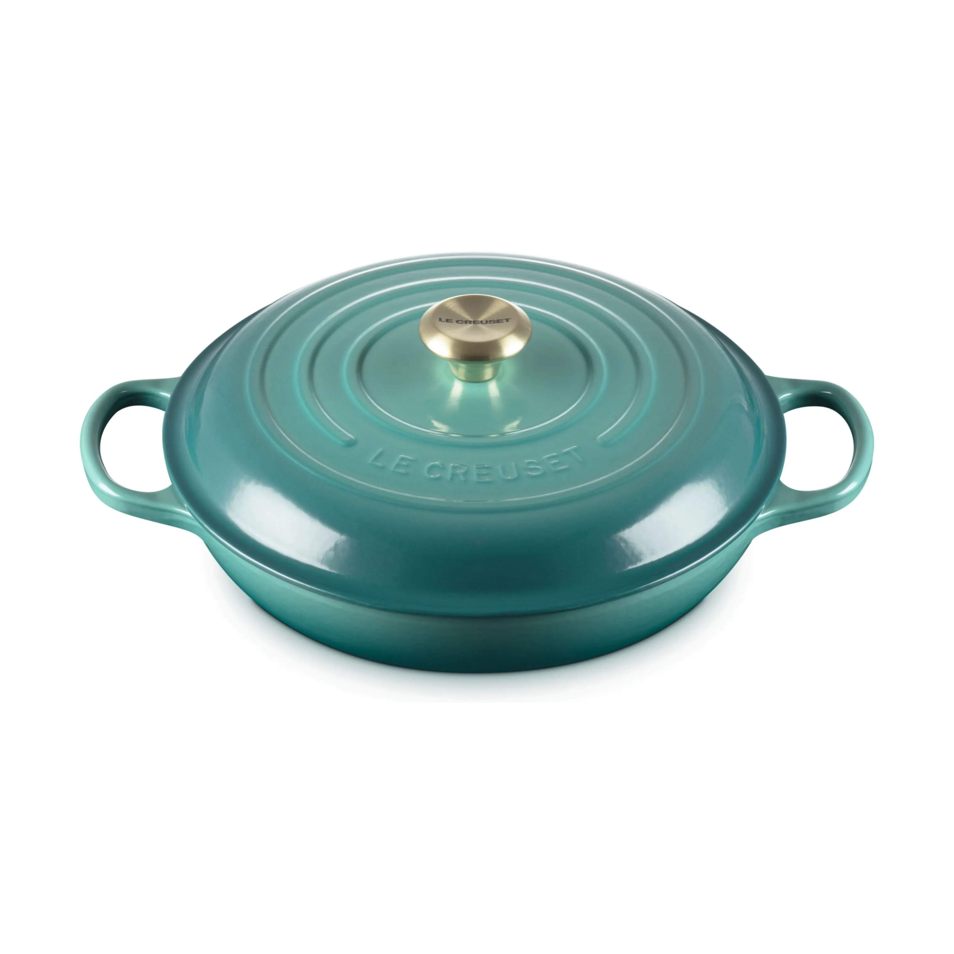 Le Creuset Gryder Signature Buffetgryde i Bleu Riviera, 3.5 L, 1